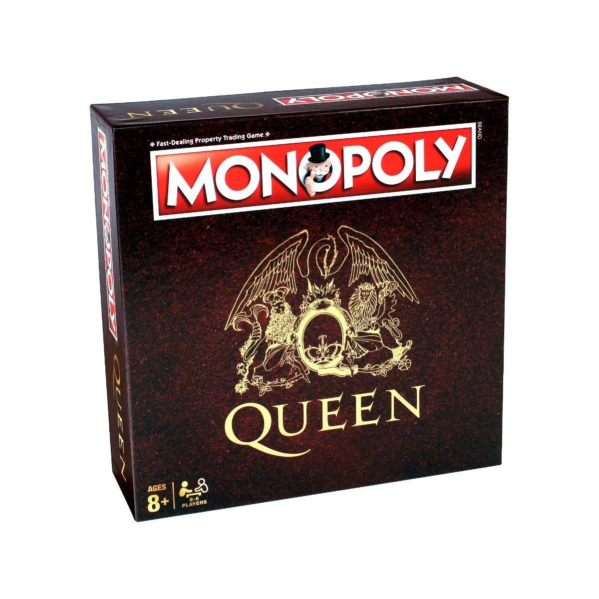 Winning Moves Queen Monopoly Board Game - Limited Edition Music-Themed Family Board Game