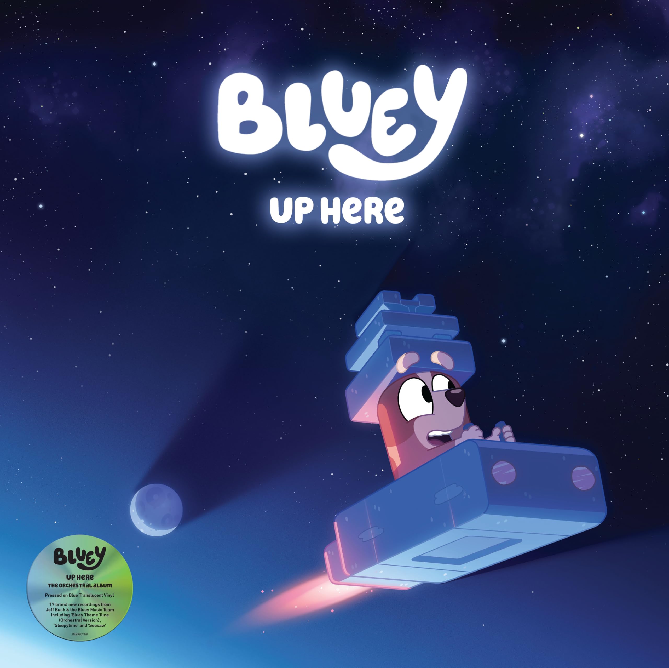 Bluey - Up Here [Translucent Blue Vinyl]