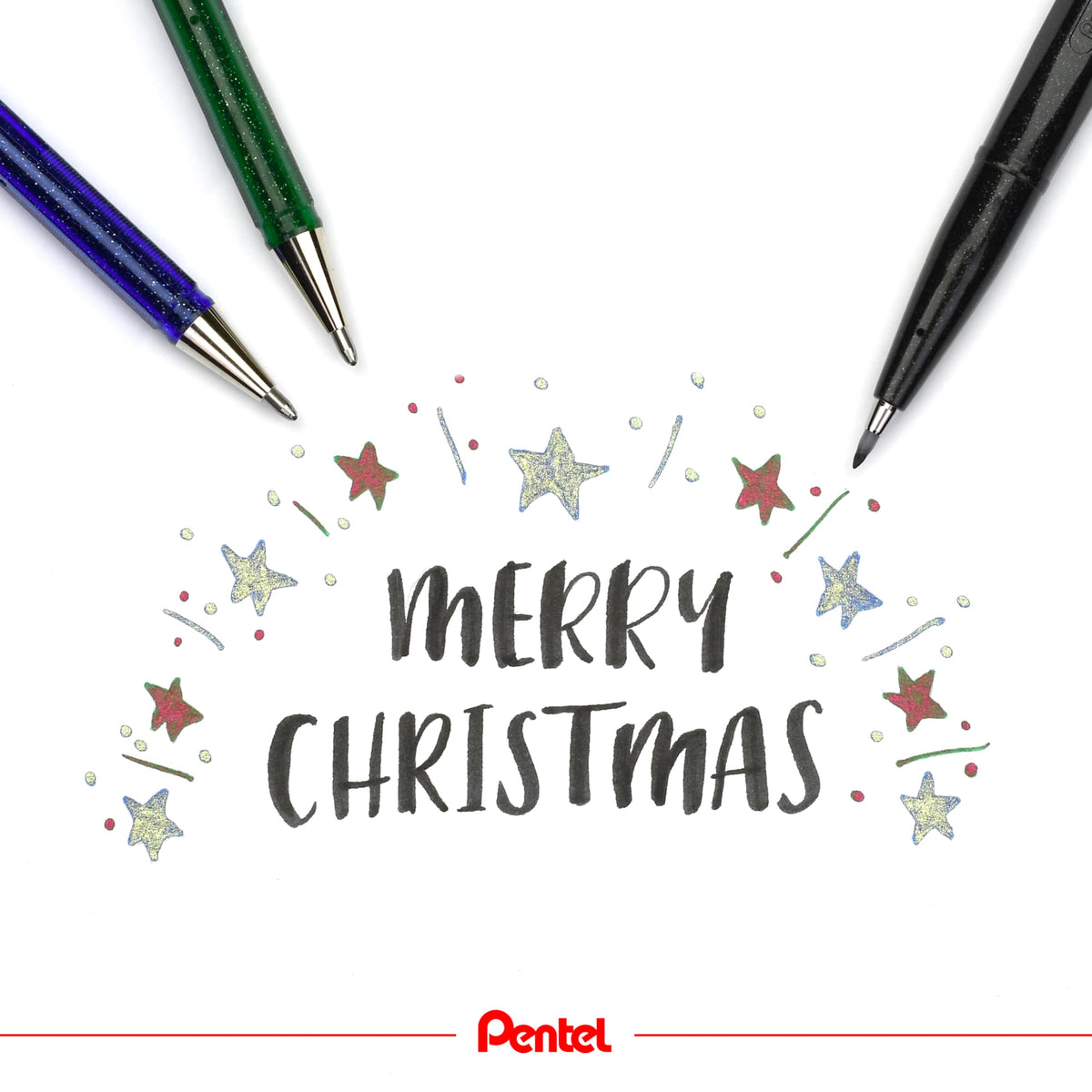 Pentel Brush Sign Pen - Flexible Brush Tip | Black Ink | Acid-Free | Pack of 1 5