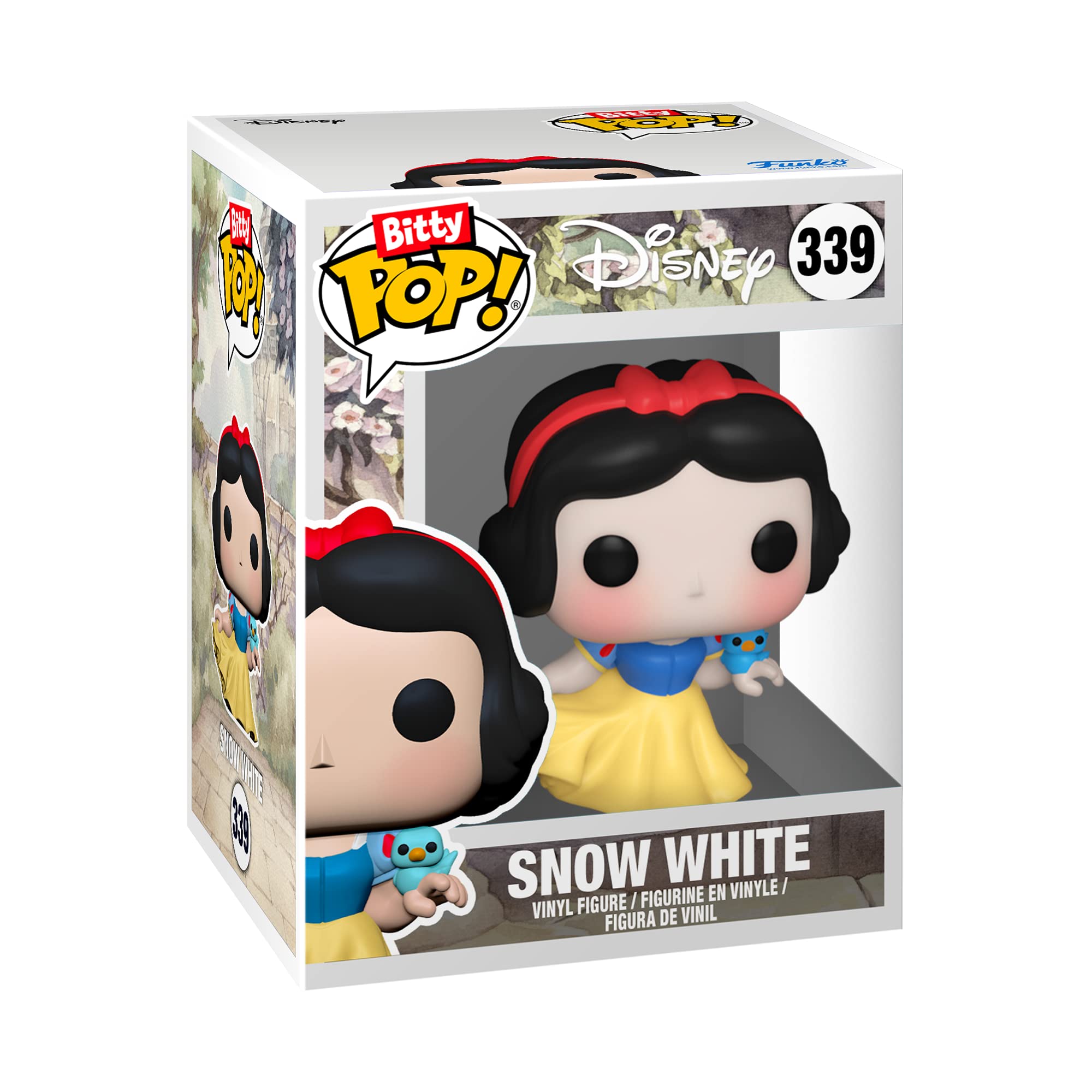 Funko Bitty POP! Disney Princesses 4-Pack: Cinderella, Snow White, Aurora & Mystery Mini | 0.9 Inch Vinyl Figures 8