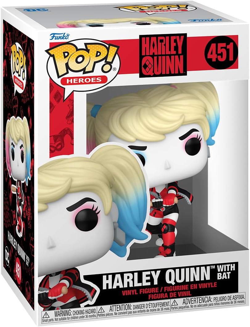 Funko Pop! Heroes: DC - Harley Quinn With Bat - Collectable Vinyl Figure - Gift