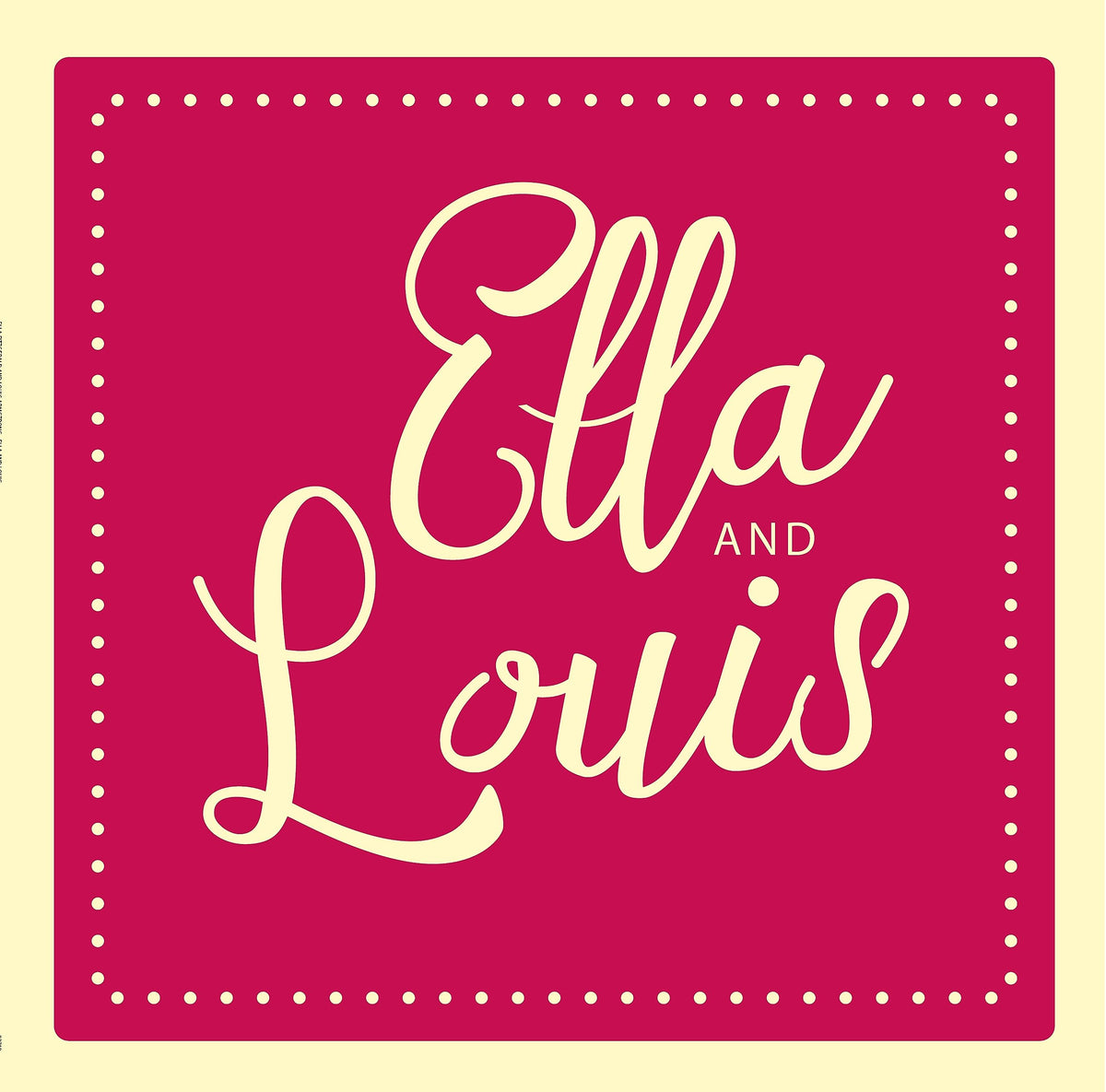 Ella Fitzgerald & Louis Armstrong - Ella and Louis [Limited Edition White Vinyl]