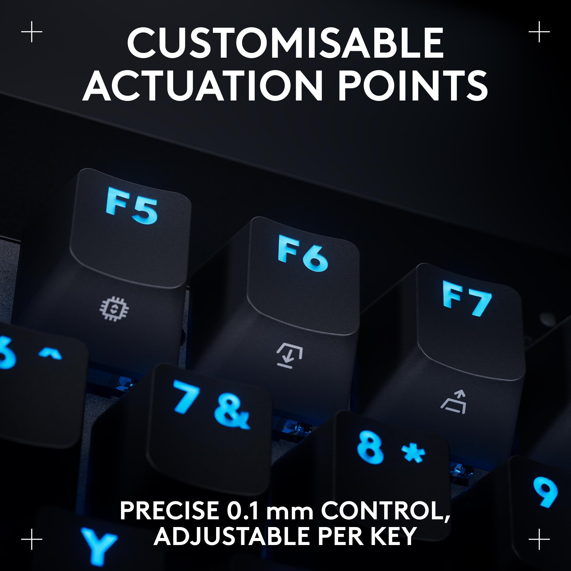 Logitech G PRO X TKL RAPID Wired Gaming Keyboard - Magnetic Hall-Effect Switches, RGB LIGHTSYNC, Tenkeyless Design 3