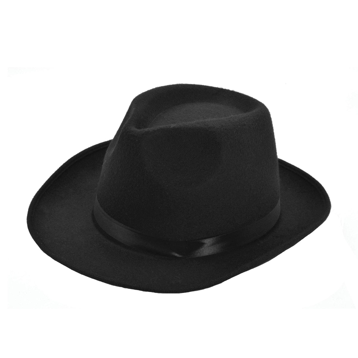 Bristol Novelty Gangster Hat - Men's, Black, One Size