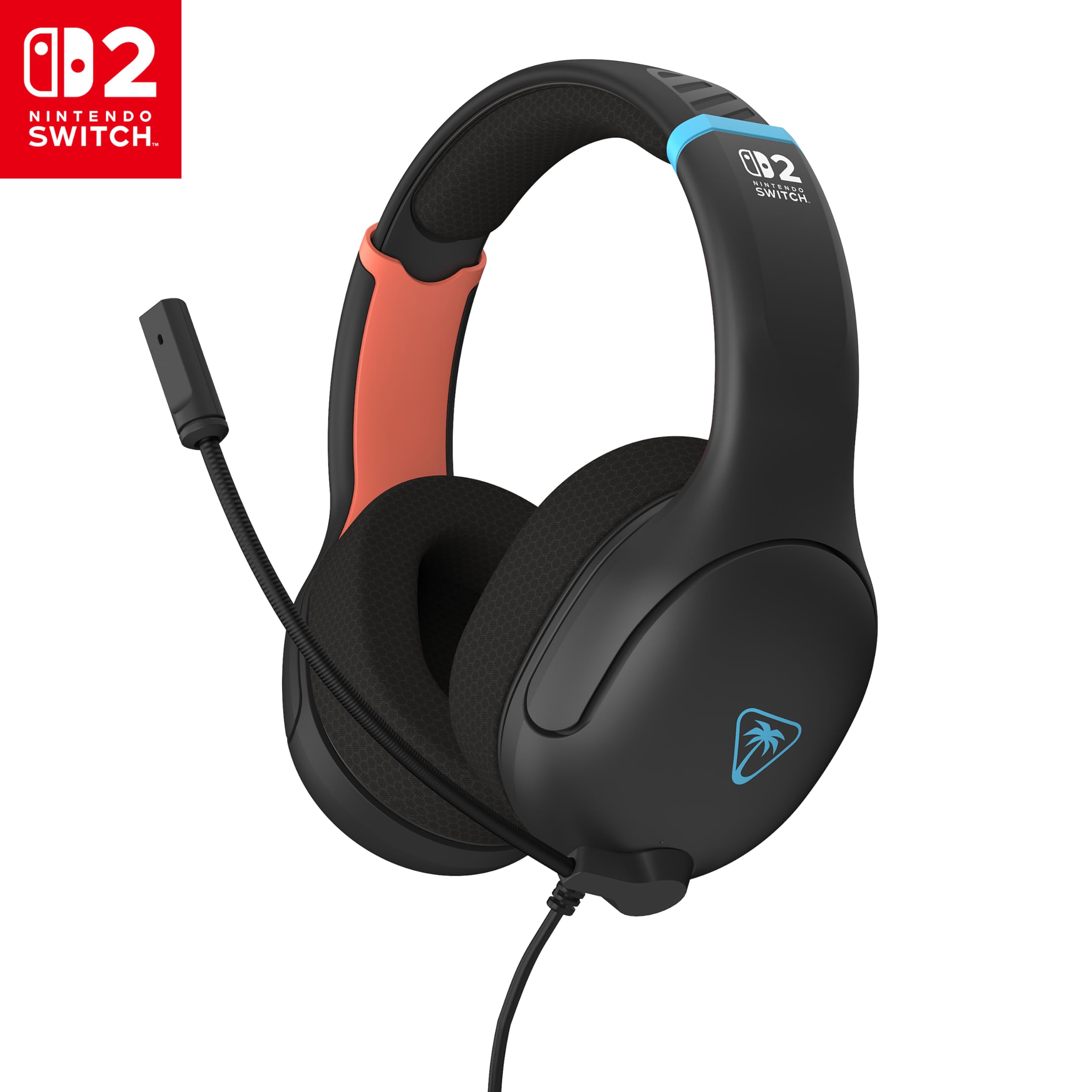 Turtle Beach Airlite Fit Charcoal Black Wired Gaming Headset Officially Lic