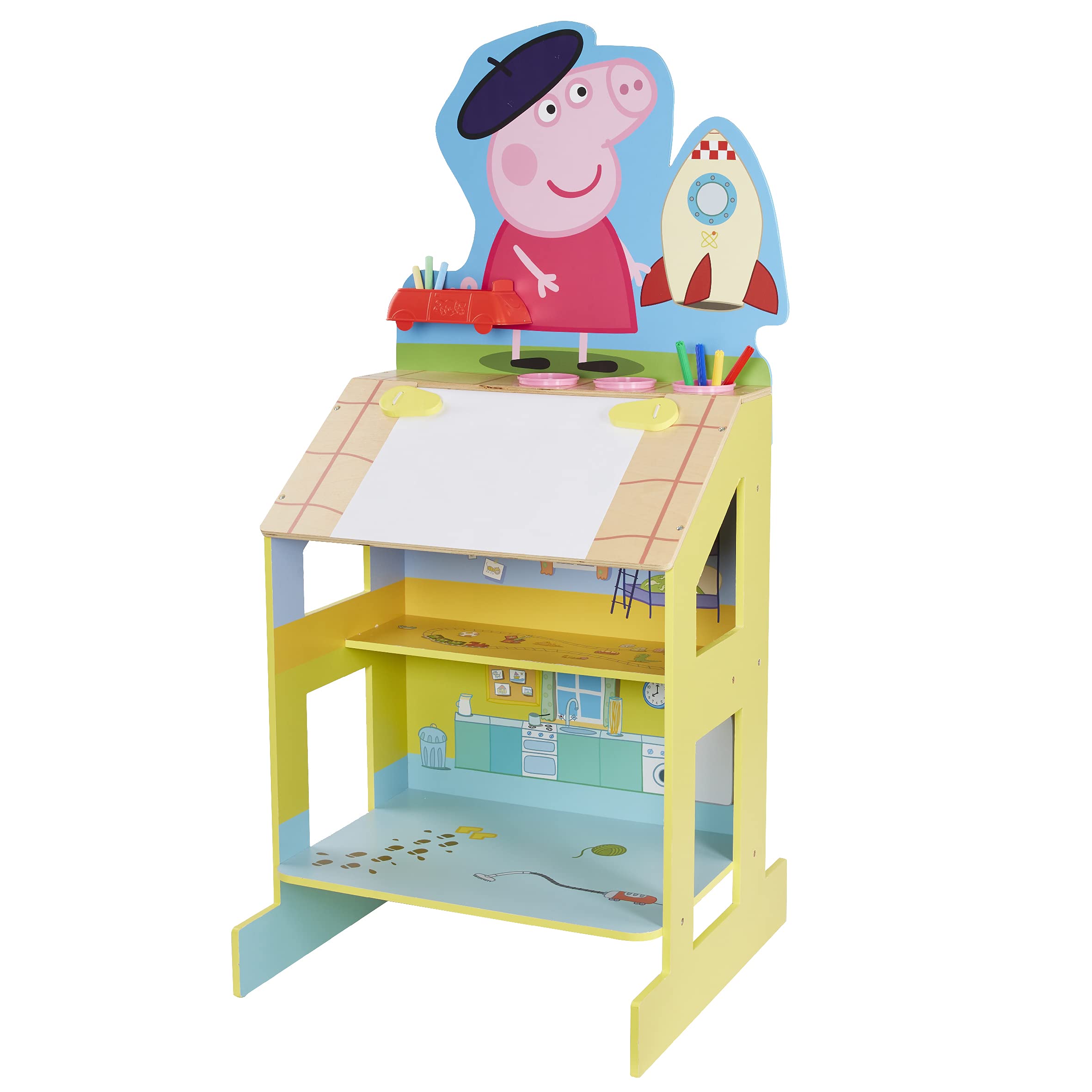 Peppa Pig Play and Draw chevalet en bois 1