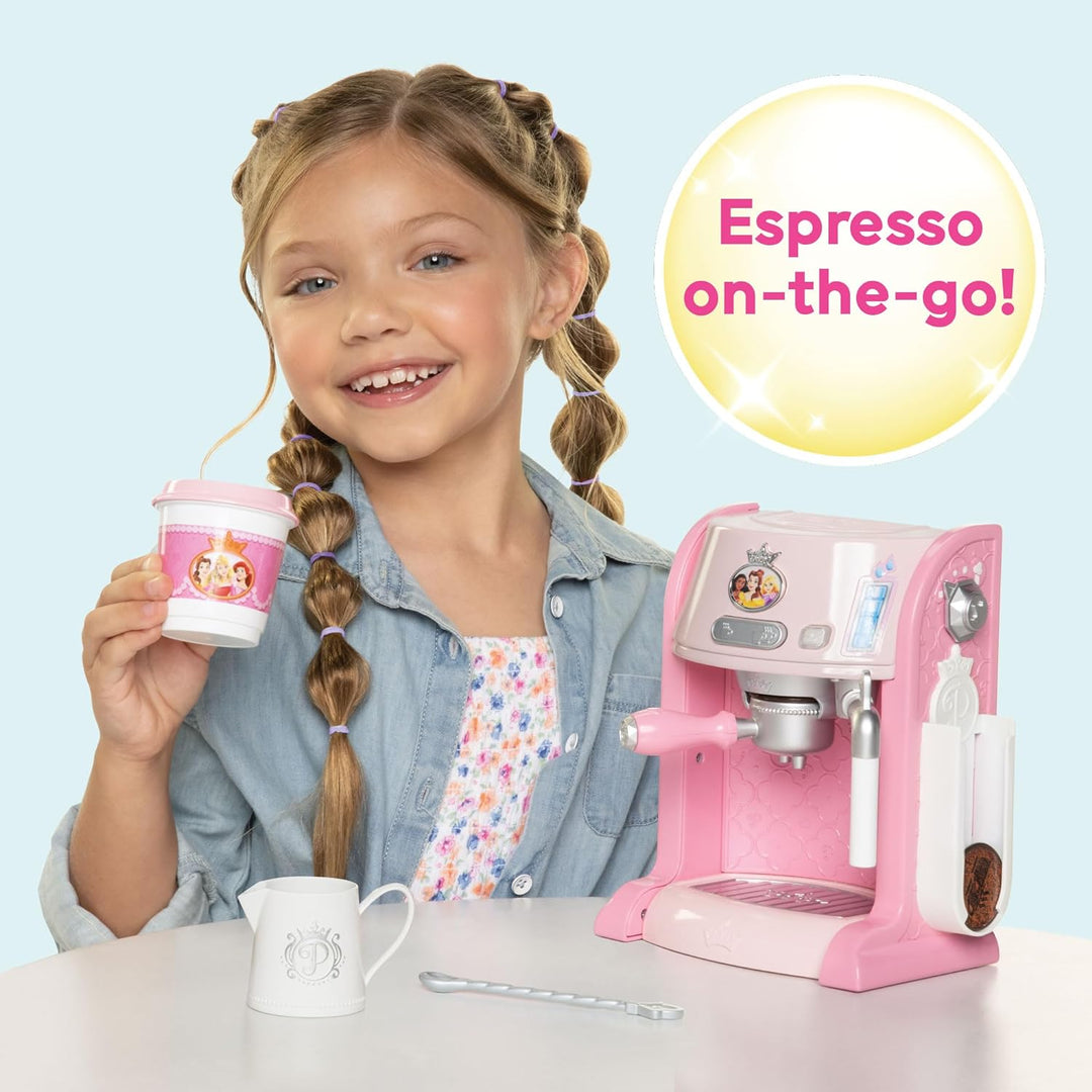 Disney Princess Style Collection Espresso Maker. Includes Play Espresso Machine,