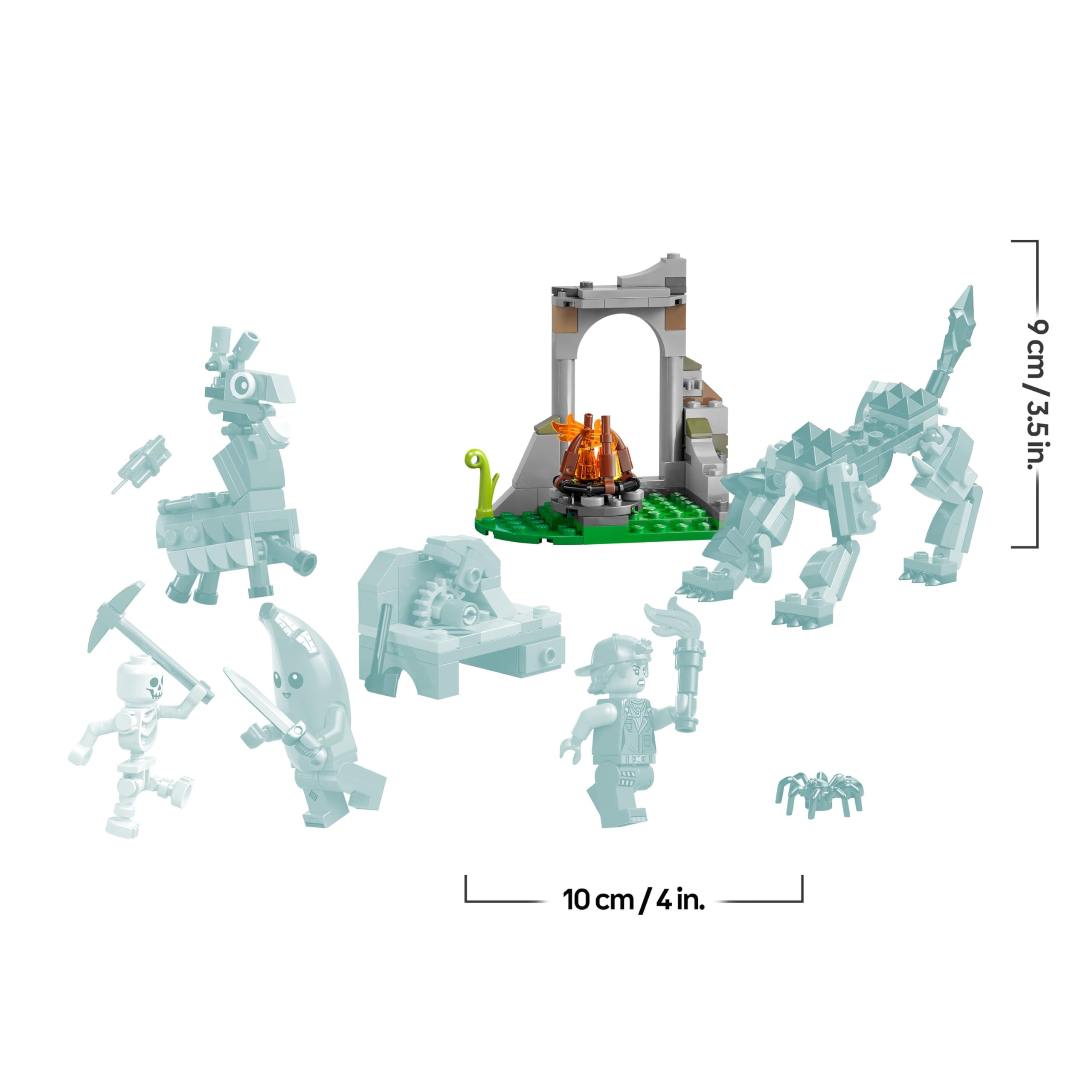LEGO Fortnite Peely & Sparkplug’s Camp Building Set 77075 - Includes 3 Minifigures & Supply Llama Figure 7