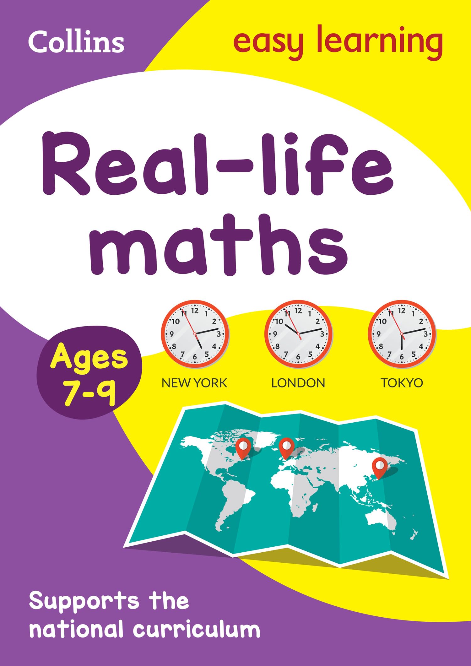 Collins Real-life Maths Activity Book Ages 7-9 | KS2 Arithmetic Practice | Paperback