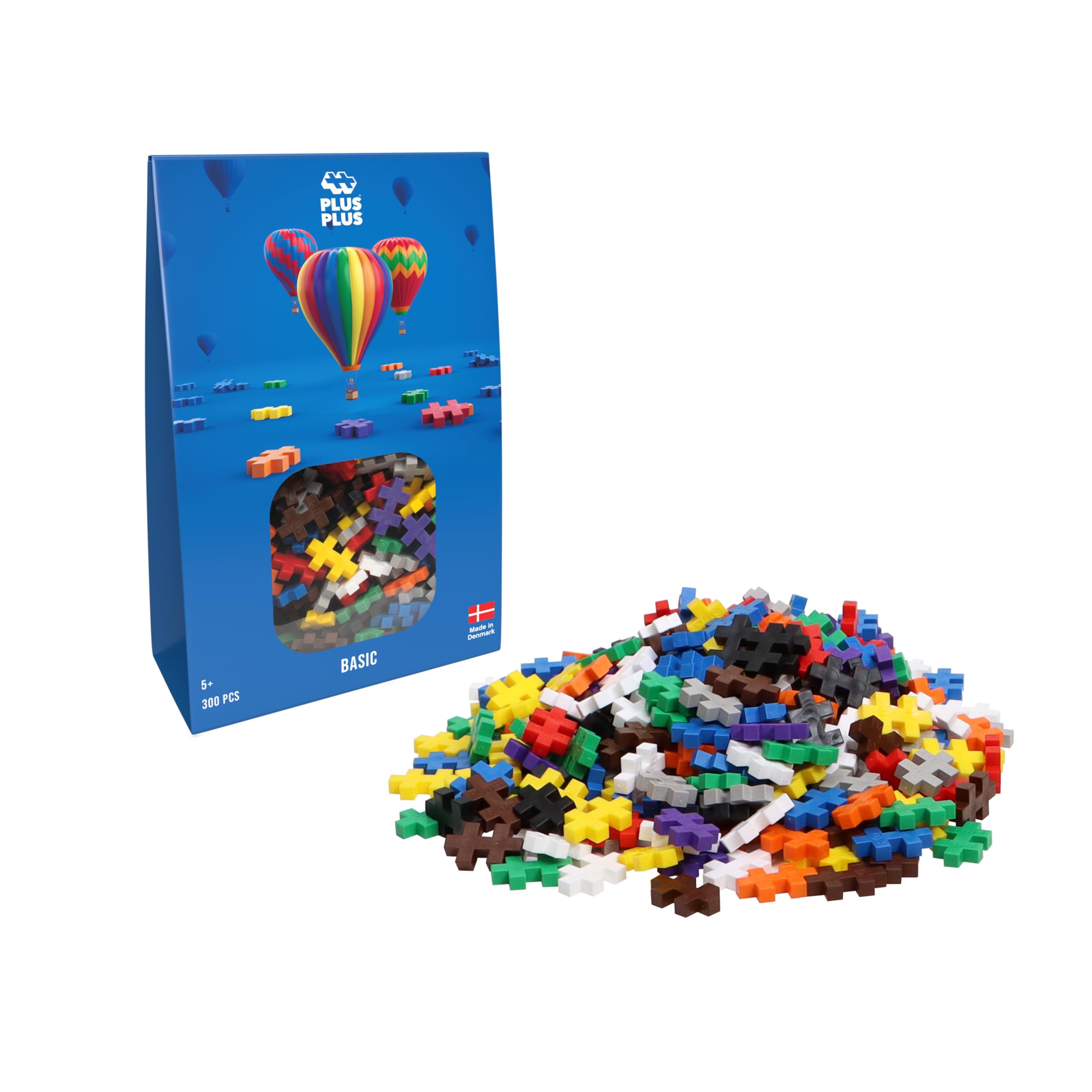 PLUS PLUS Basic 300 Piece Building Set - Creative STEM Toy for Kids Age 5+ 1