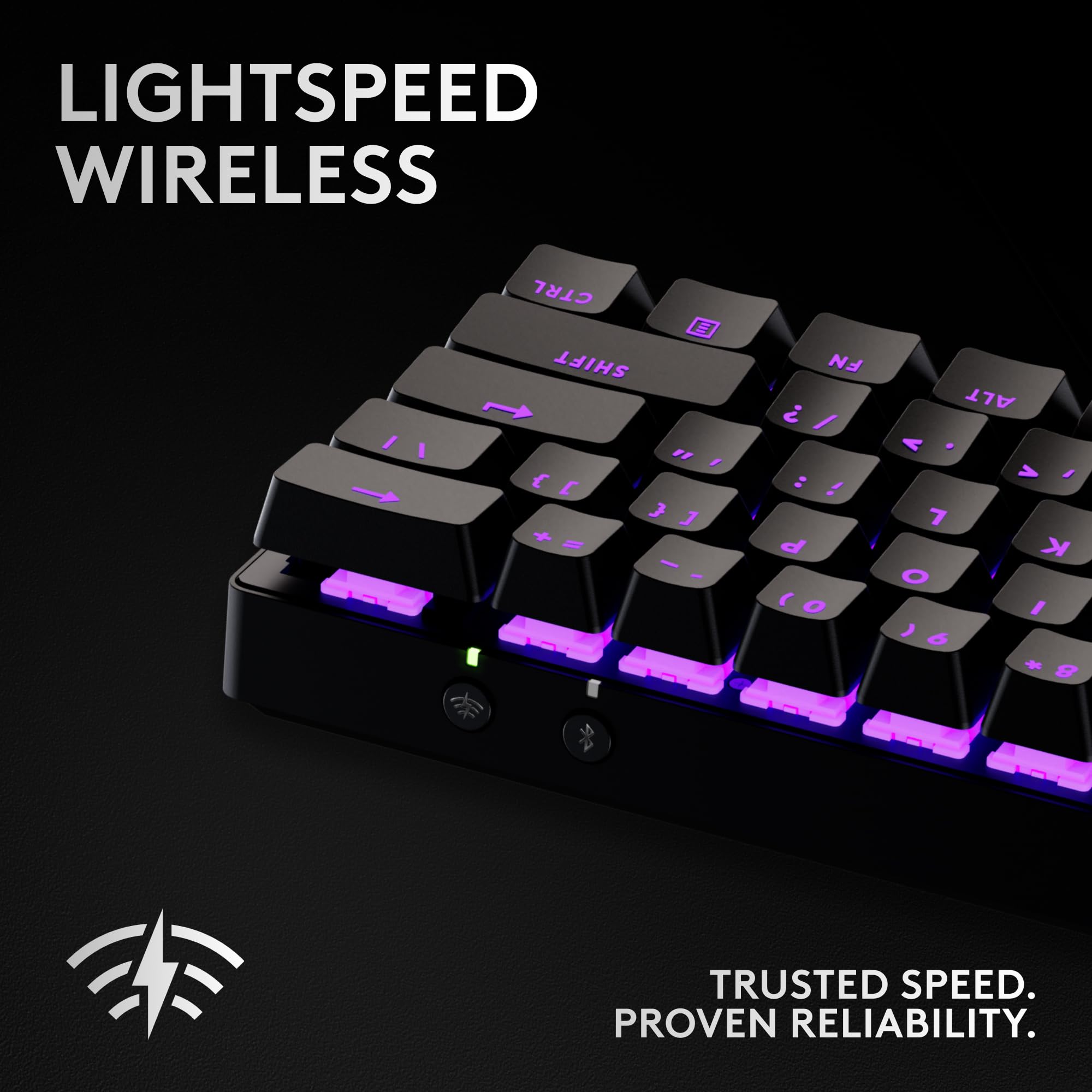 Logitech G PRO X 60 LIGHTSPEED Wireless Gaming Keyboard - Ultra Compact TKL with Optical Switches 2