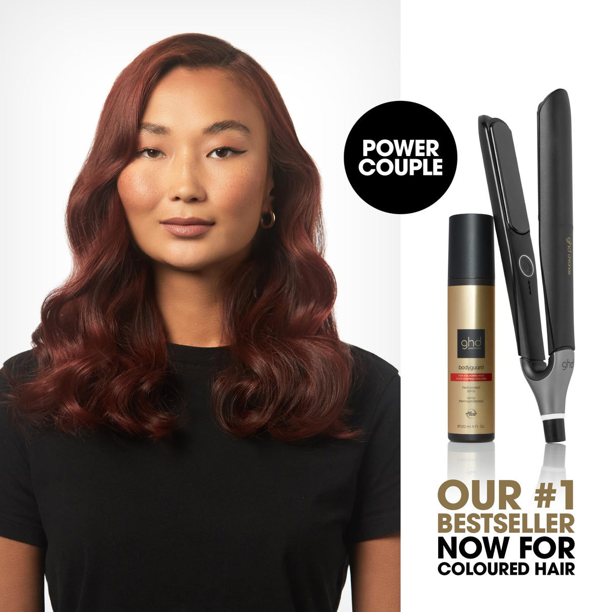 ghd Bodyguard Heat Protect Spray for Coloured Hair - 120ml | Heat Protection up to 220°C | UV Protection