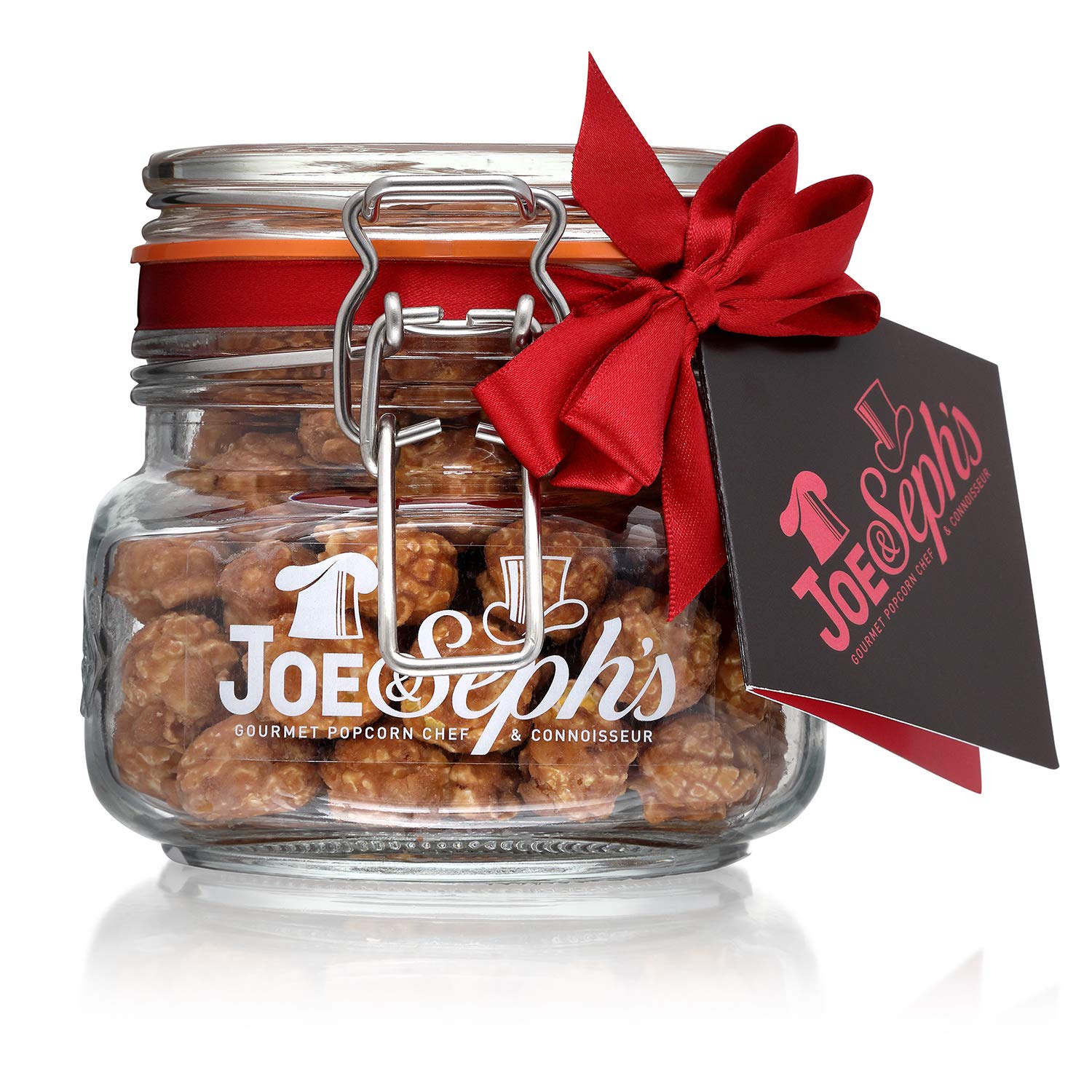 Joe & Seph's Kilner Jar of Marmite Popcorn 0.5L - Handmade Gourmet Snack Gift 1