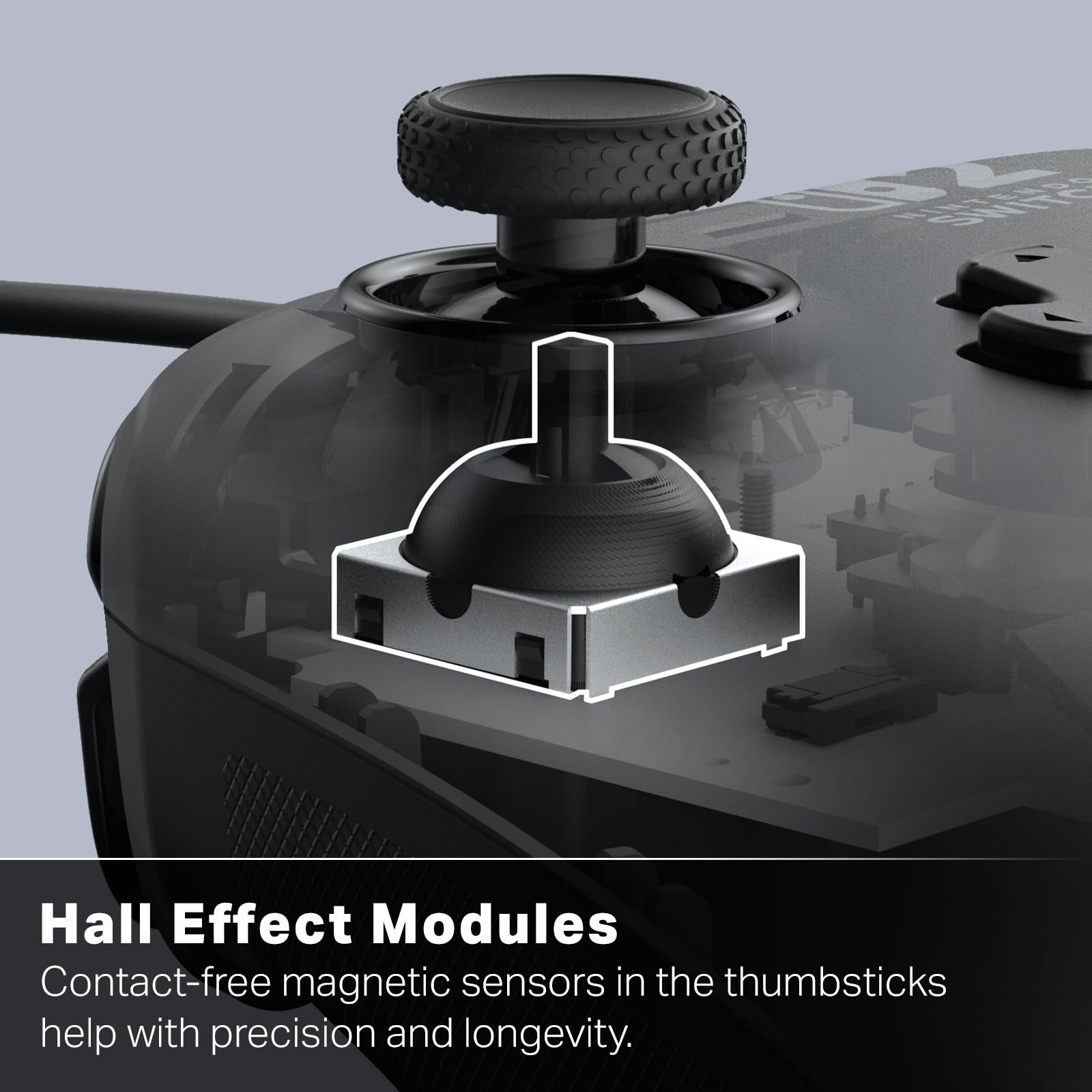 PowerA Advantage Wired Controller for Nintendo Switch 2 - Black, Hall Effect Sticks, Mappable Buttons, C Button, On-board Audio Controls 4