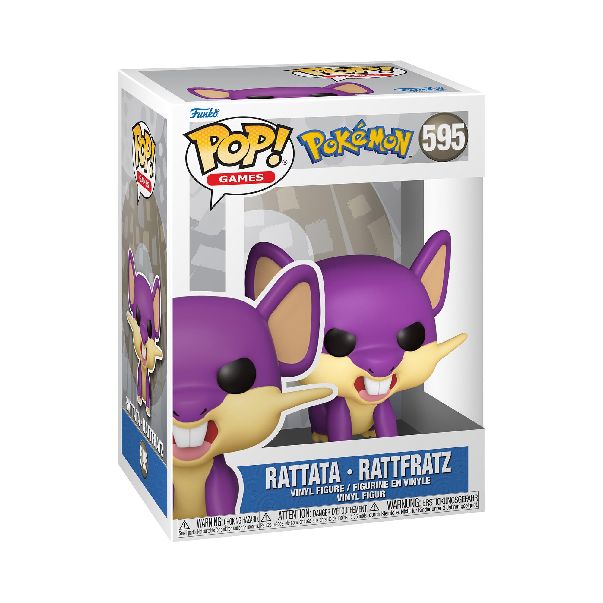 Funko Pop! Games: Pokémon - Rattata Vinyl Figure (74632) 1