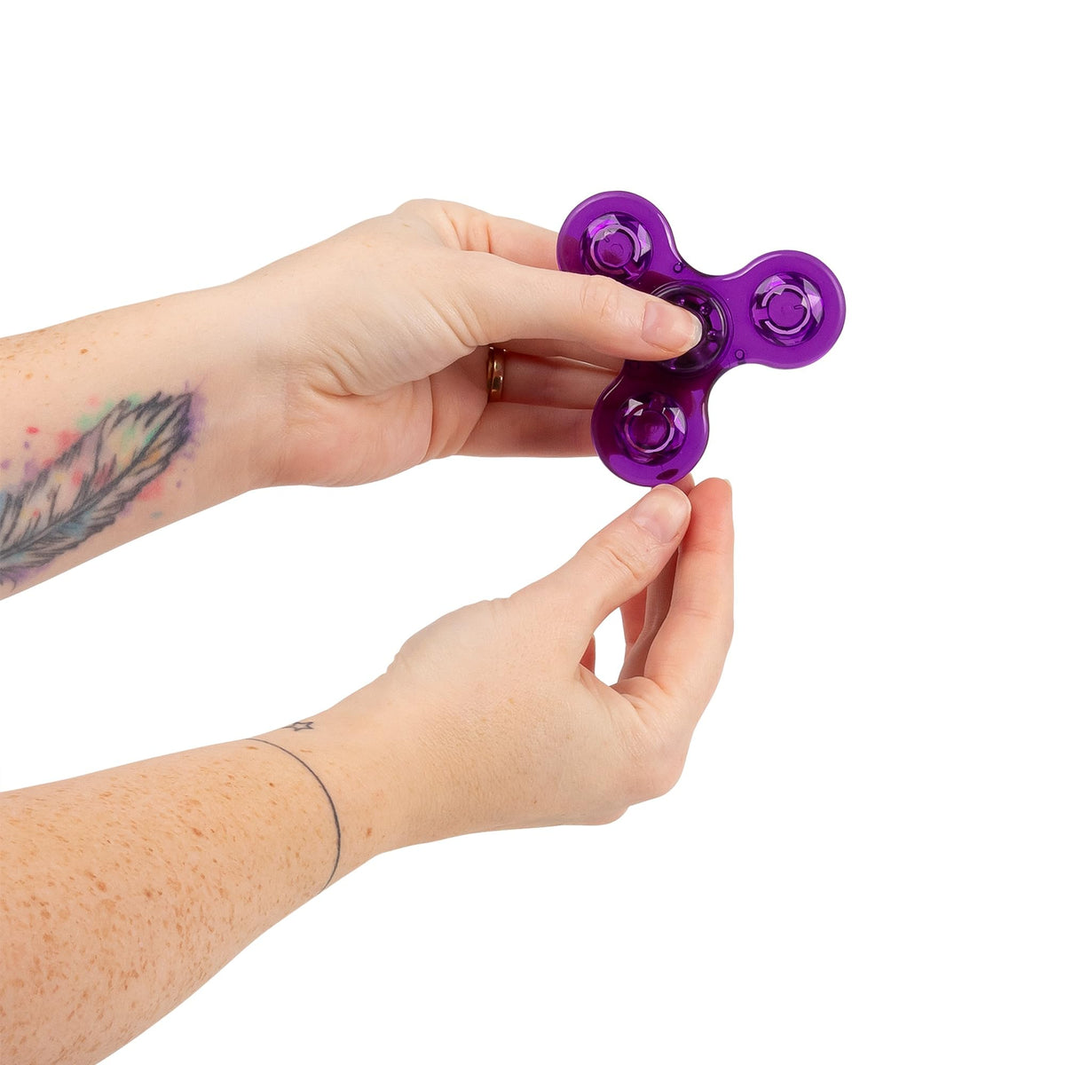 HGL Neon Fidget Spinner - Stress Relief | Lightweight | Assorted Colours