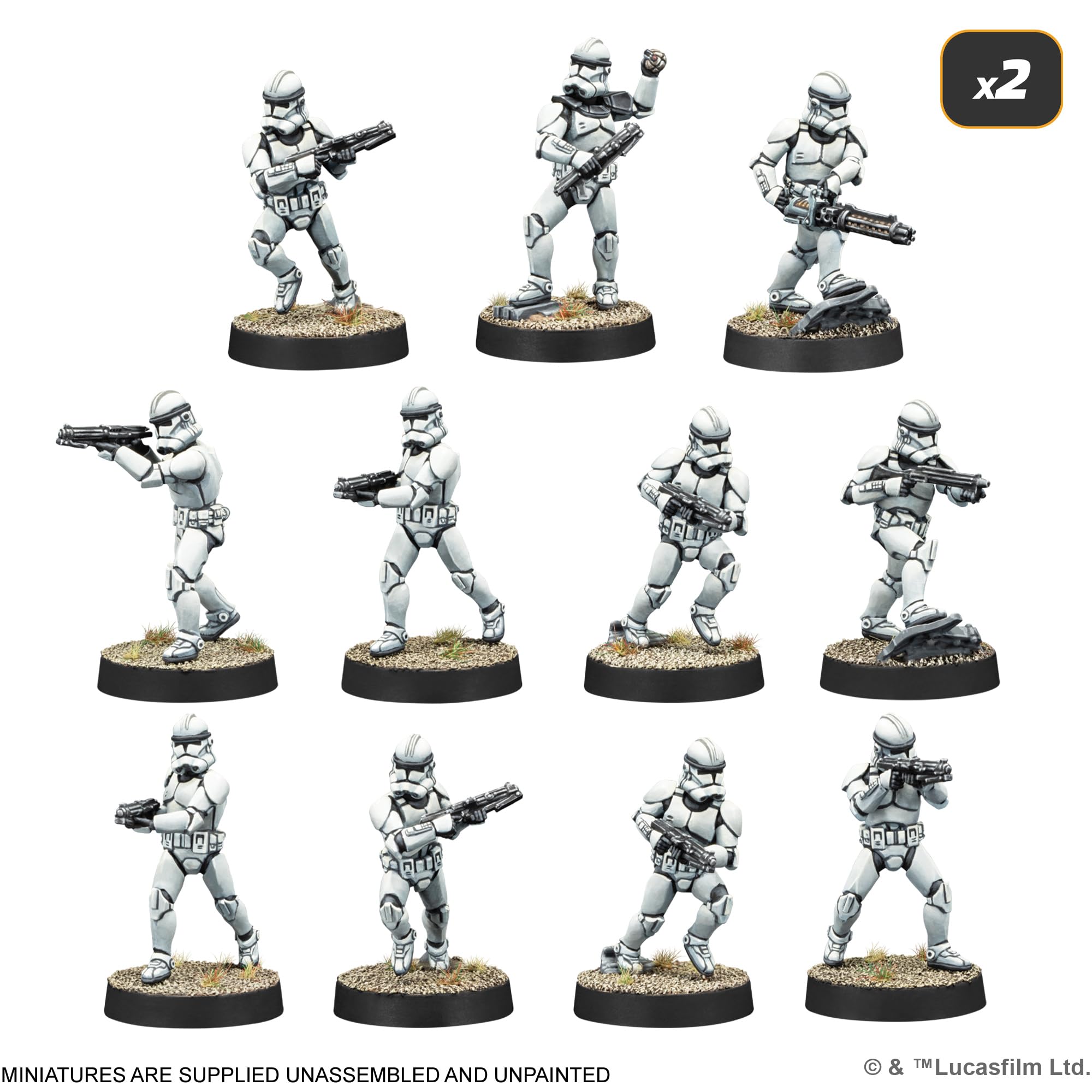 Asmodee Star Wars: Legion - Galactic Republic Starter Set Miniature Game 3