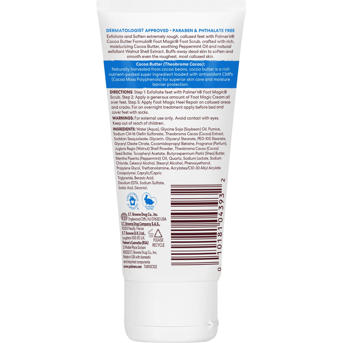 Palmer's Cocoa Butter Formula Foot Magic Scrub - 60g