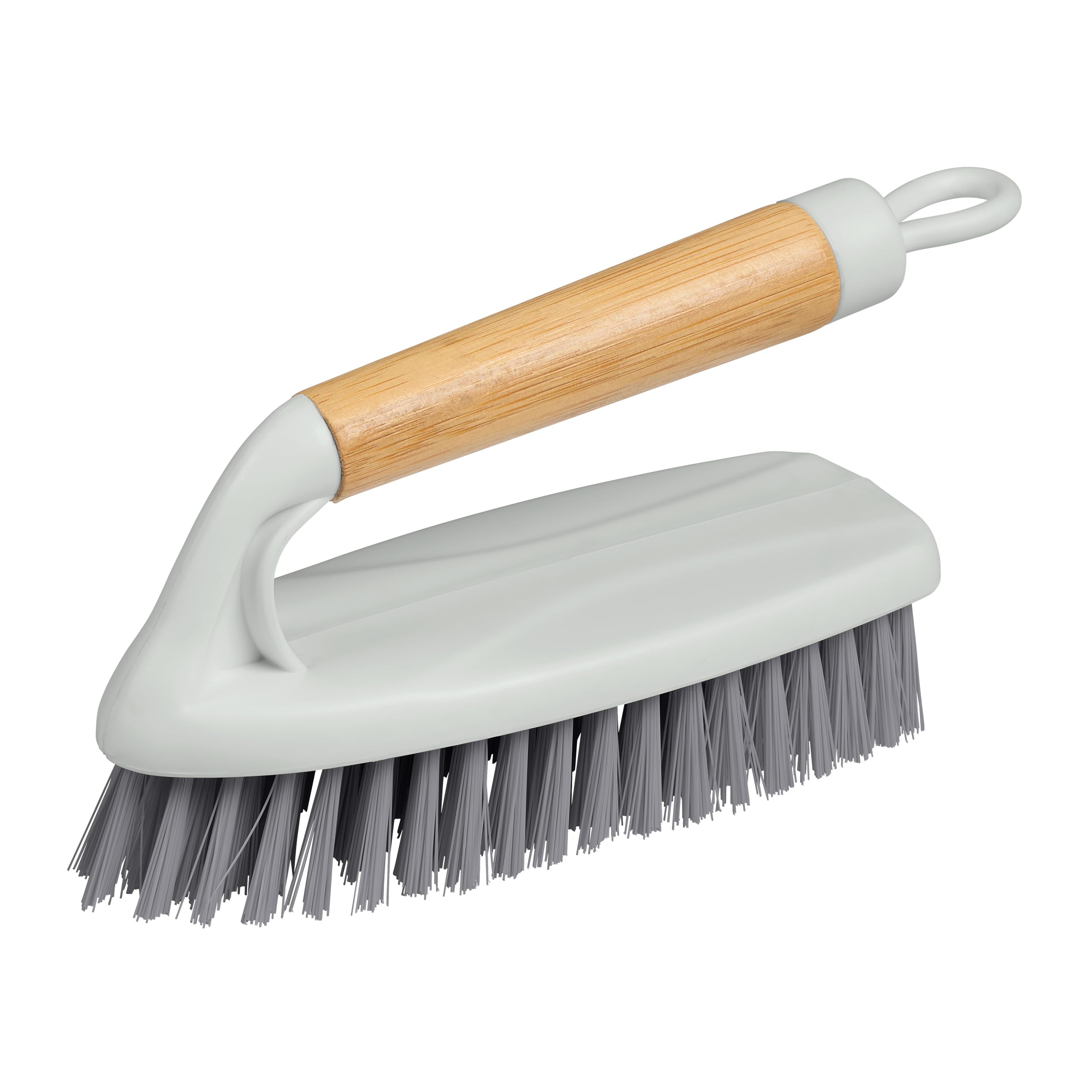 Elliott Heavy-Duty Scrubbing Brush - Ergonomic Iron-Shape Handle | Stiff Bristles | Multi-Surface Cleaning