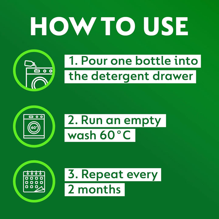 Dettol - Washing Machine Cleaner 250ml Antibacterial Deep Clean for Laundry