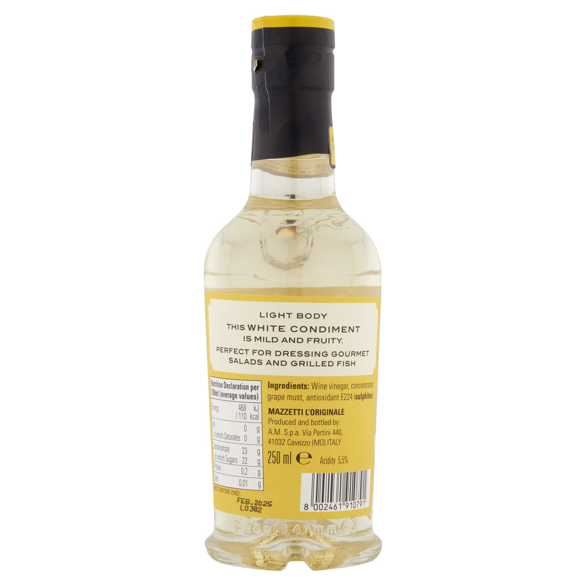 Mazzetti White Condiment 250ml - Pack of 2