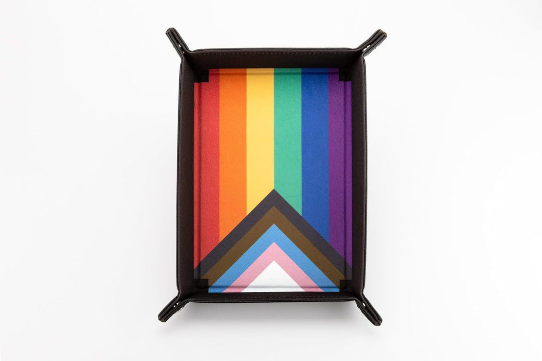 Metallic Dice Games Pride Rainbow Flag Dice Tray (FanRoll)