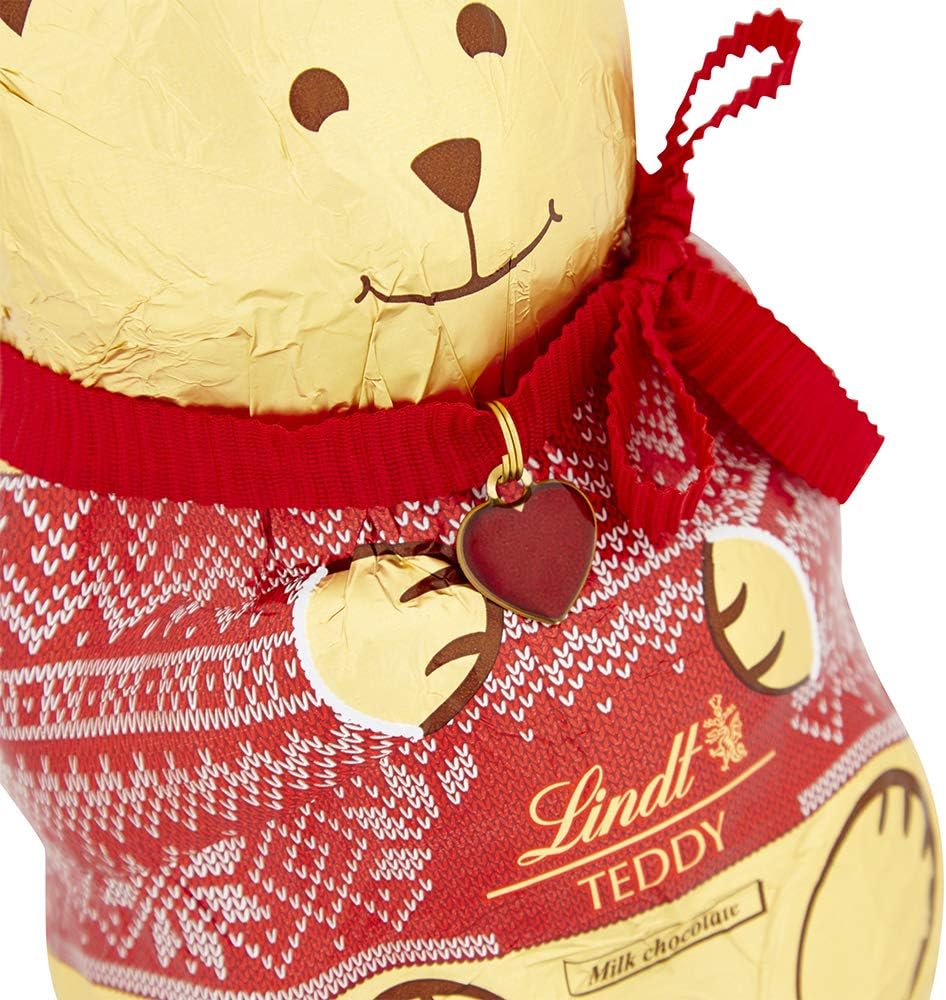 Lindt - Teddy with Christmas Jumper Hollow Chocolate Figure (200 g) 15