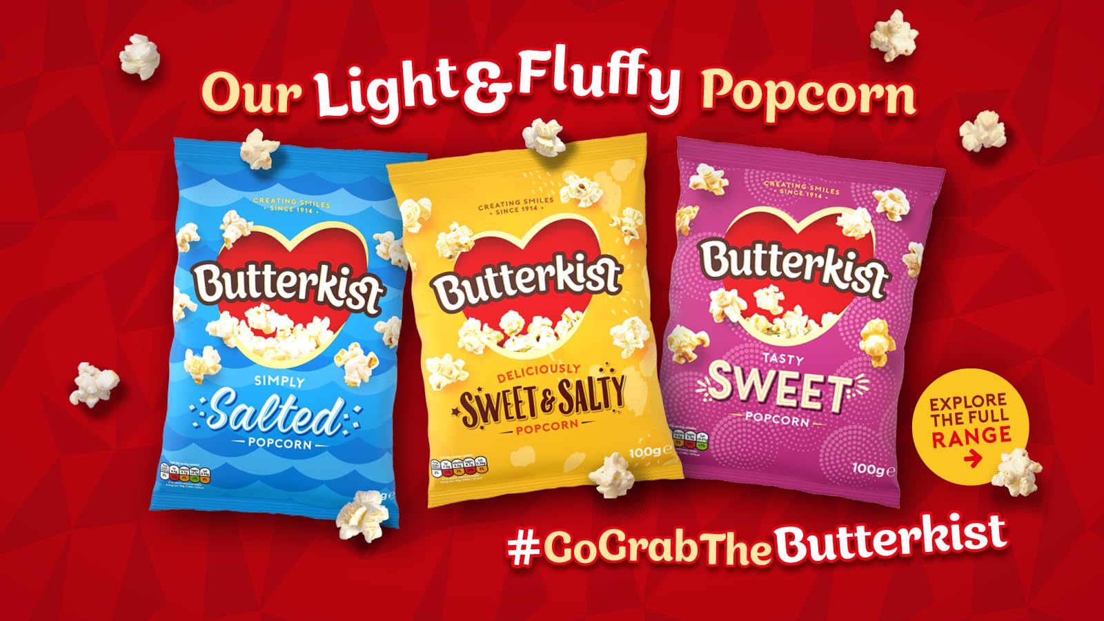 Butterkist Sweet & Salted Microwave Popcorn - 30 x 60g Packs 2