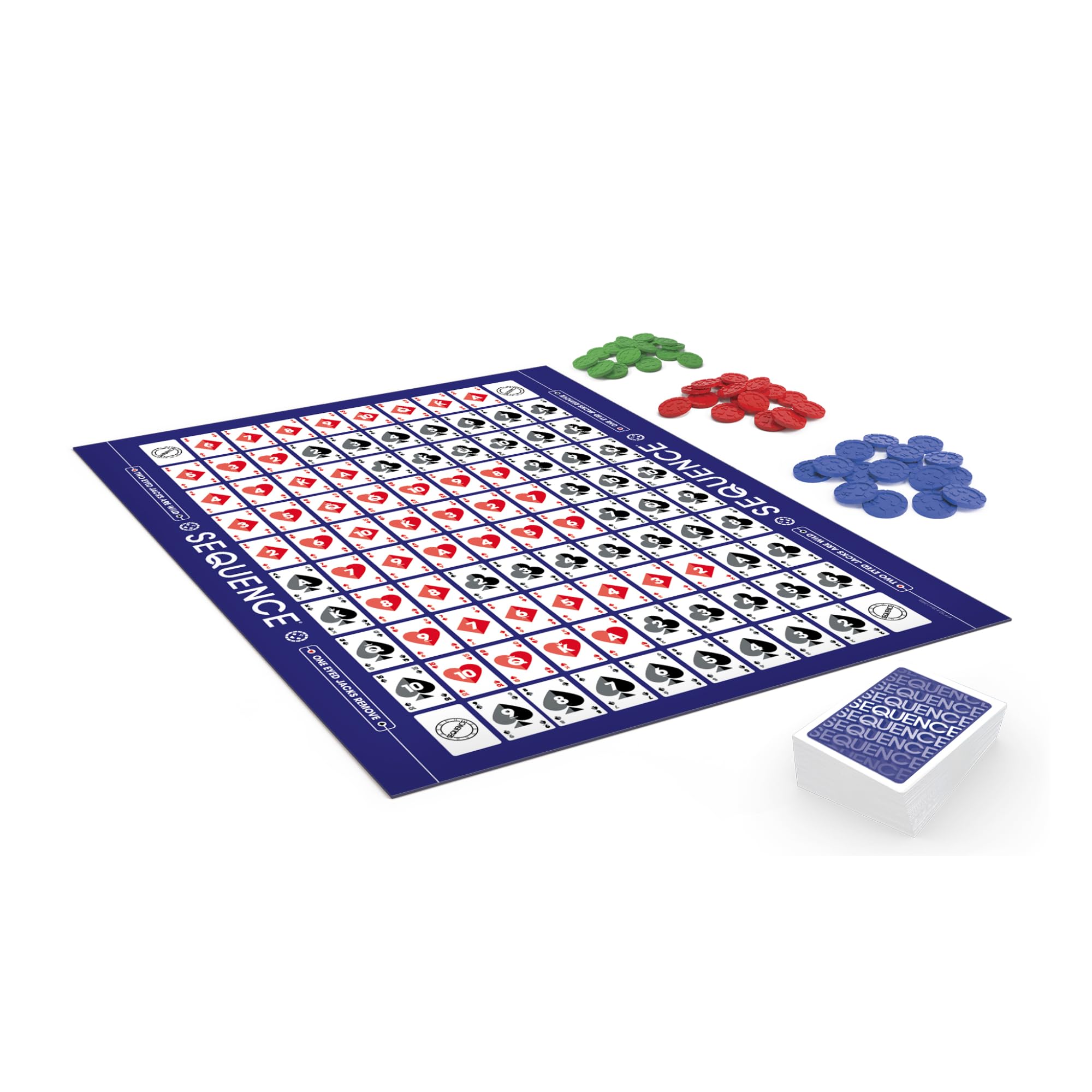 Jax Sequence Family Edition Strategy Board Game | 2-12 Players | Ages 7+ | English 2