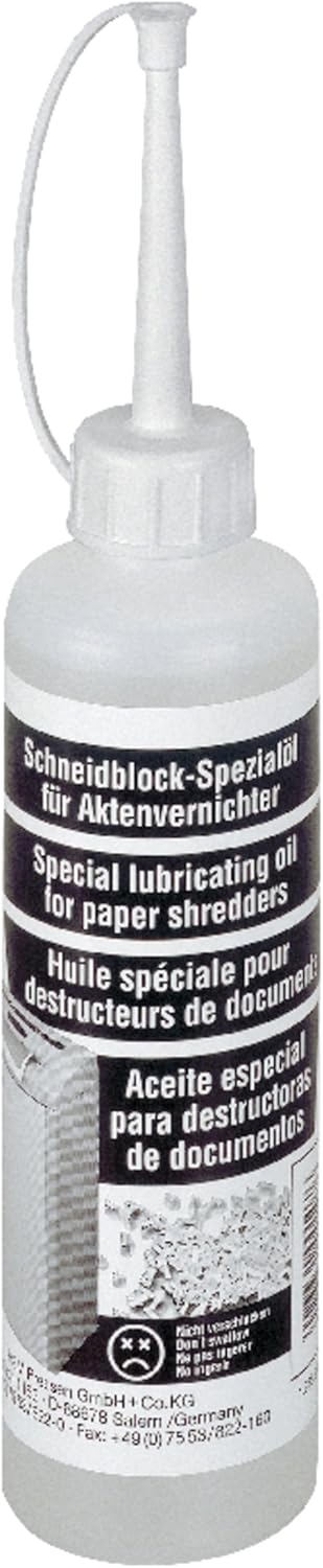 HSM Shredder Lubrication Oil - 250ml Bottle (1235997403)