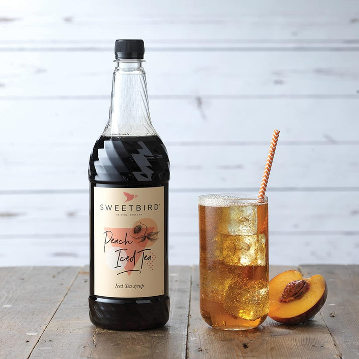 Sweetbird Peach Iced Tea Syrup (1 Litre) - Vegan Friendly