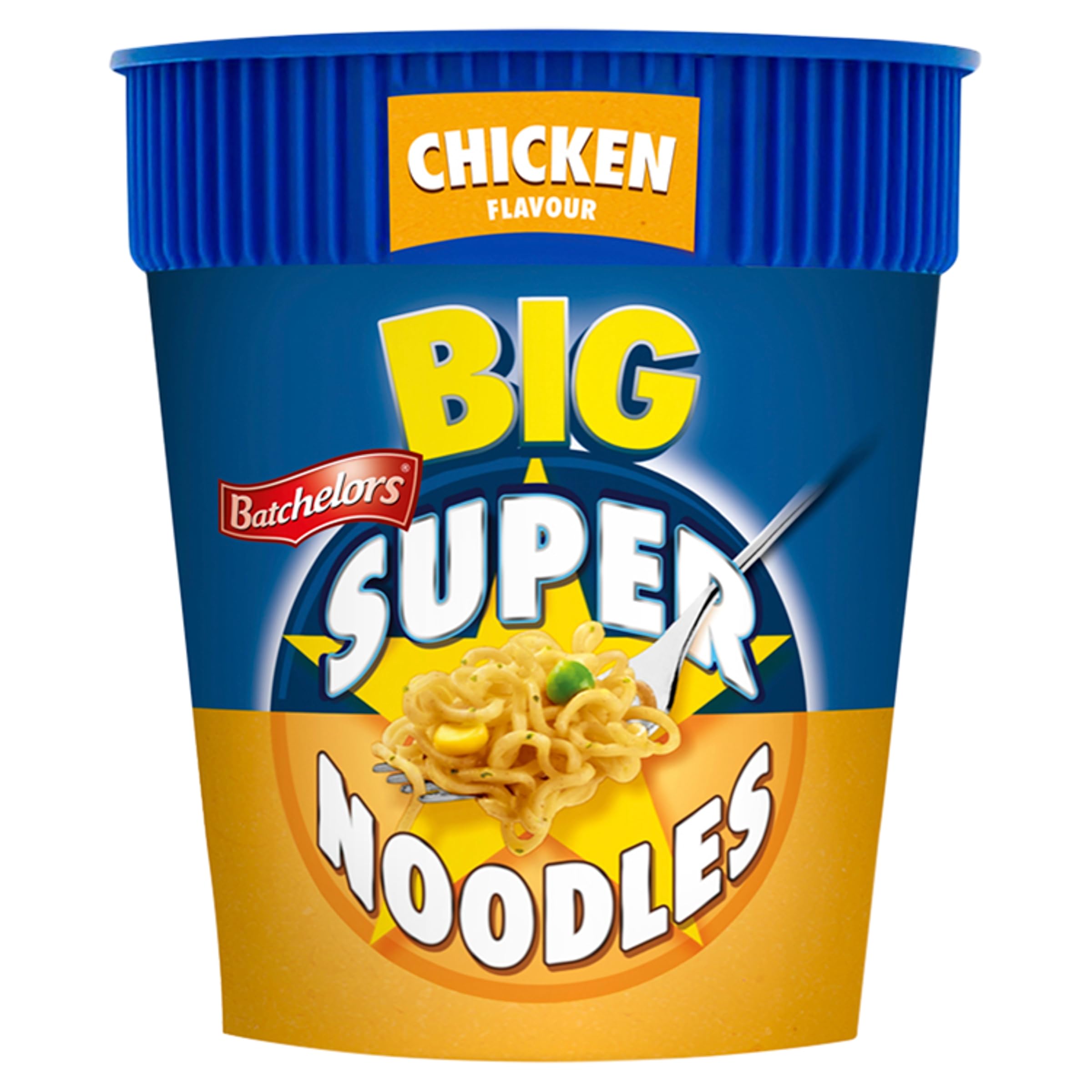 Batchelors Big Super Noodles Chicken Flavour Instant Snack Pot, 100 g (Pack of 6) 2