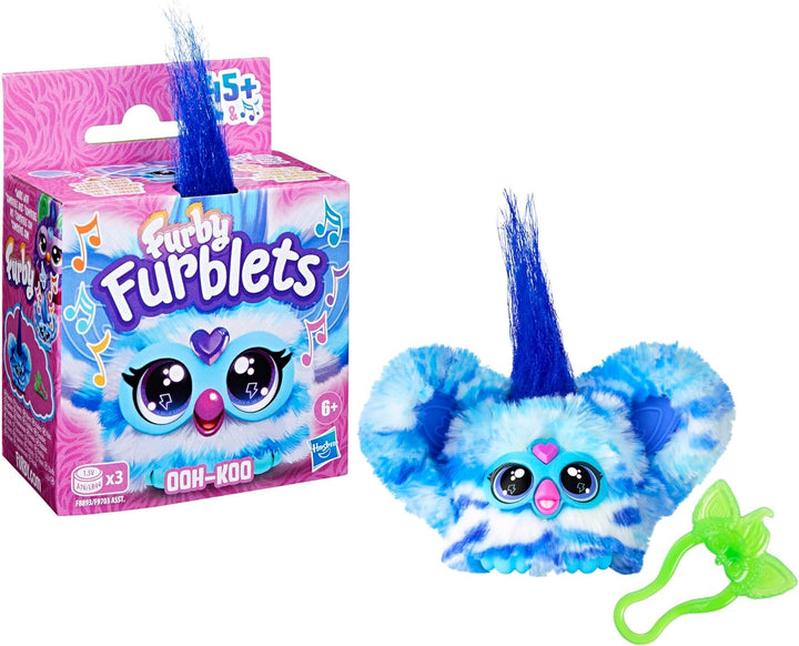 Furby Furblets Ooh-Koo Mini Friend, 45+ Sounds, Rock Music & Furbish Phrases, El