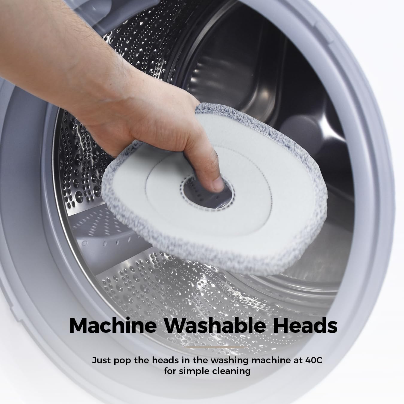 Tower T869009MSH Duo Compact Spin Mop with Built-in Turbine and 2 Internal Containers 7