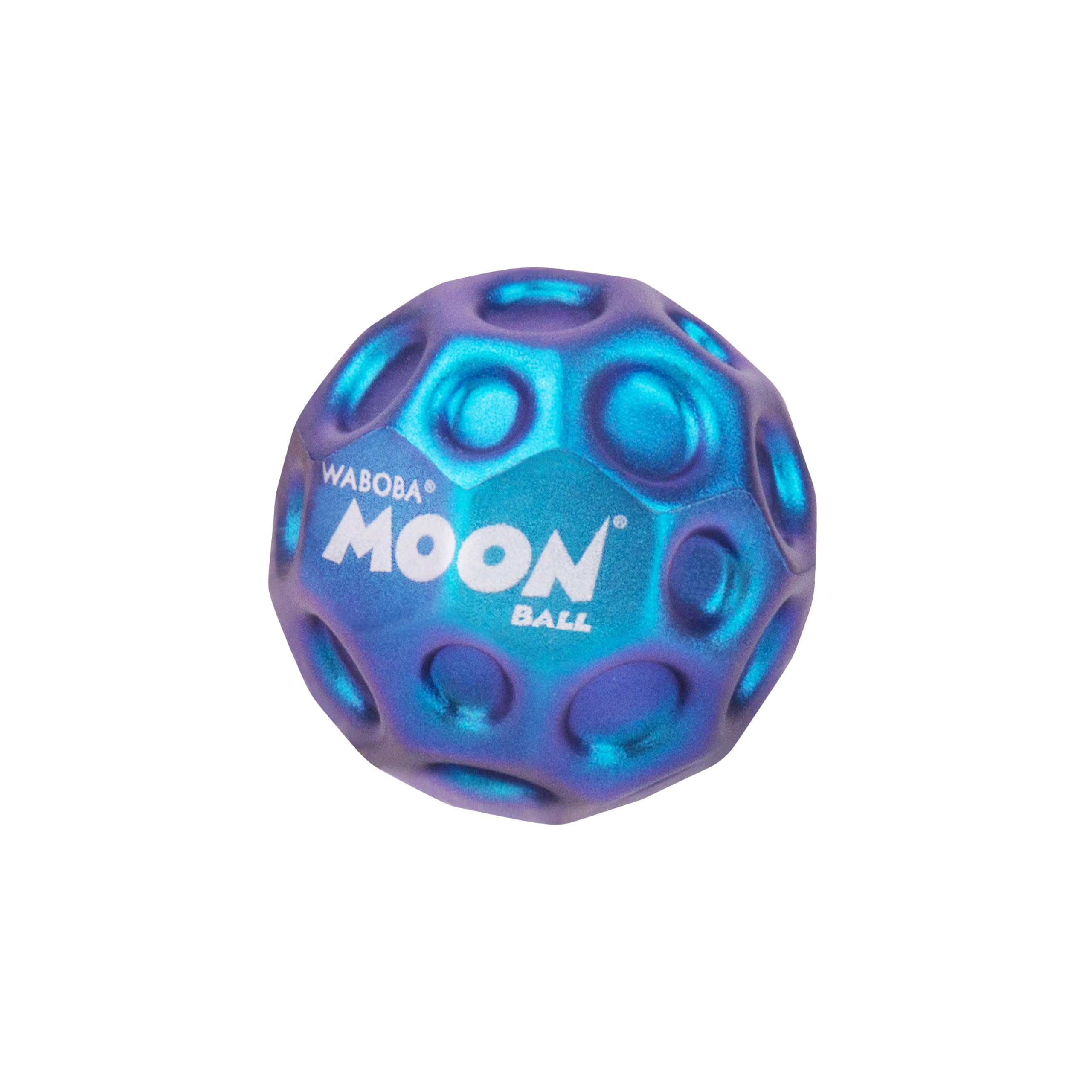 Waboba Metallic Moon Ball - Hyper Bouncy, Iridescent Color-Changing, 65mm PU Ball