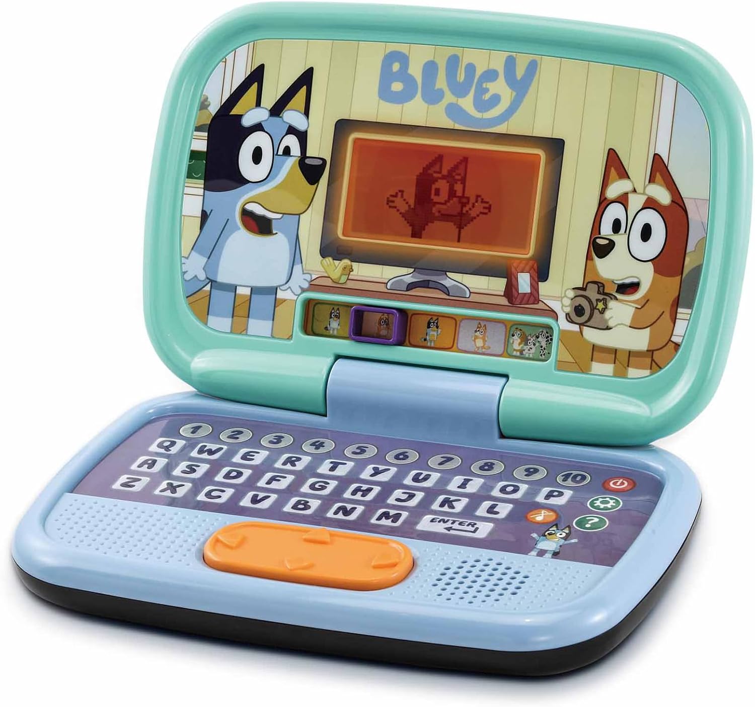 VTech Bluey Game Time Laptop - Interactive Learning Laptop for Preschoolers 3-6 Years 1