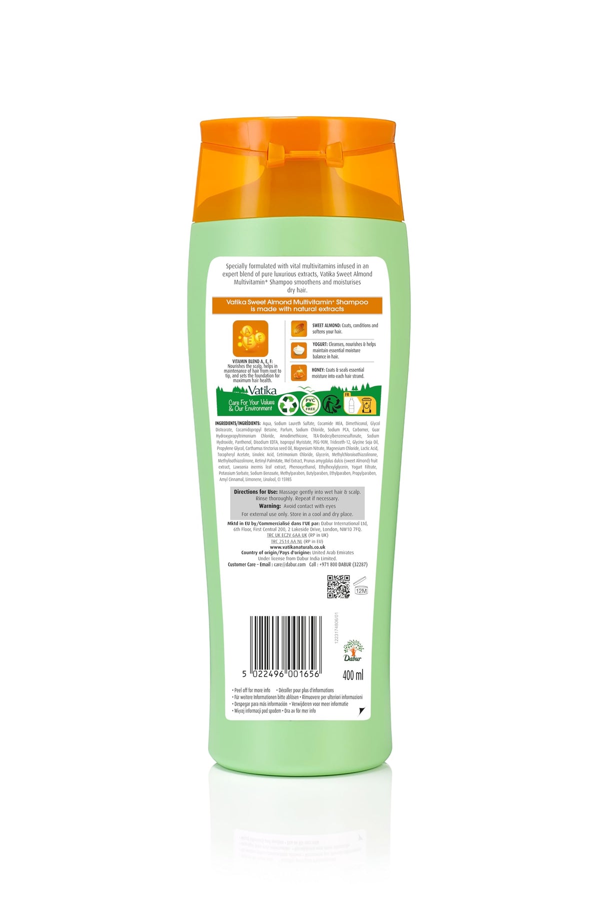 Vatika Naturals Multivitamin Enriched Almond Shampoo - 400 ml