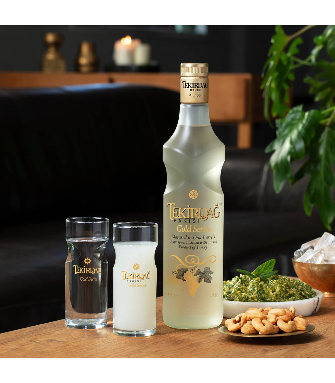 Tekirdag Rakisi Gold Series - 100% Fresh Grapes, Matured In Oak Barrels - 0.7L