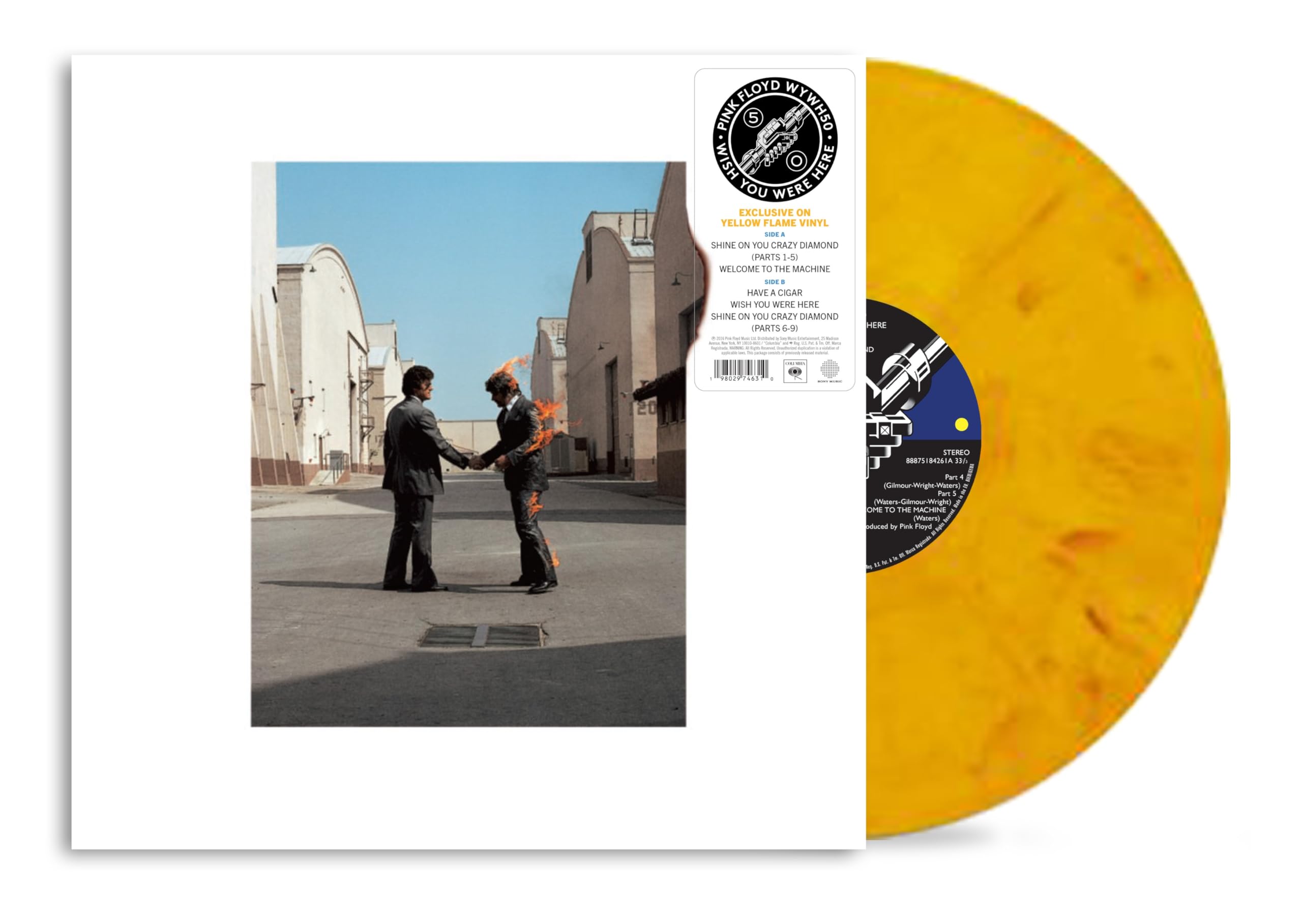 'Wish You Were Here (50th Anniversary) [Yellow Flame LP]' [VINYL] 1