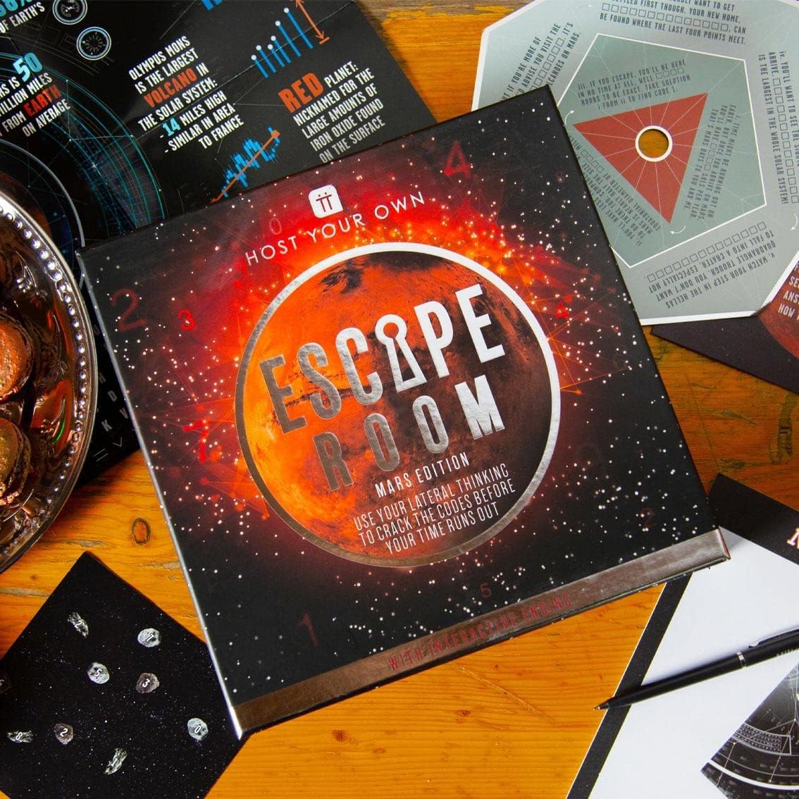 Talking Tables Mars Space Themed Escape Room Game at Home 2
