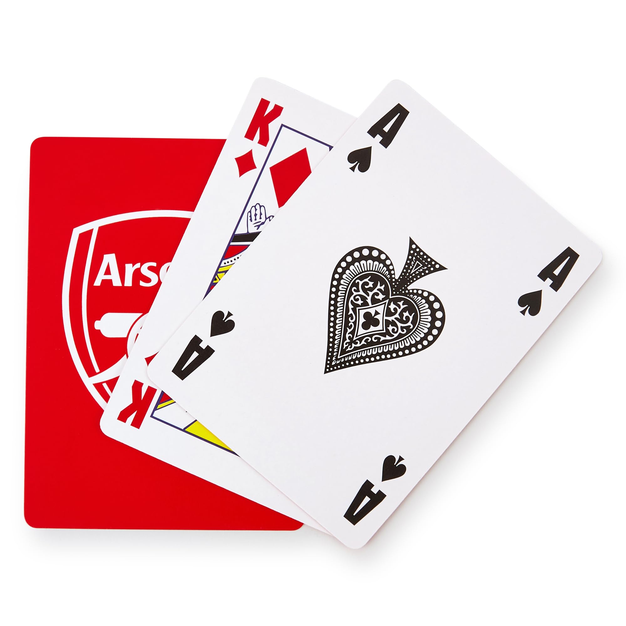 The Gift Scholars Arsenal FC Playing Cards - Officially Licensed Gooners Crest Deck | 52 Cards + 2 Jokers 2