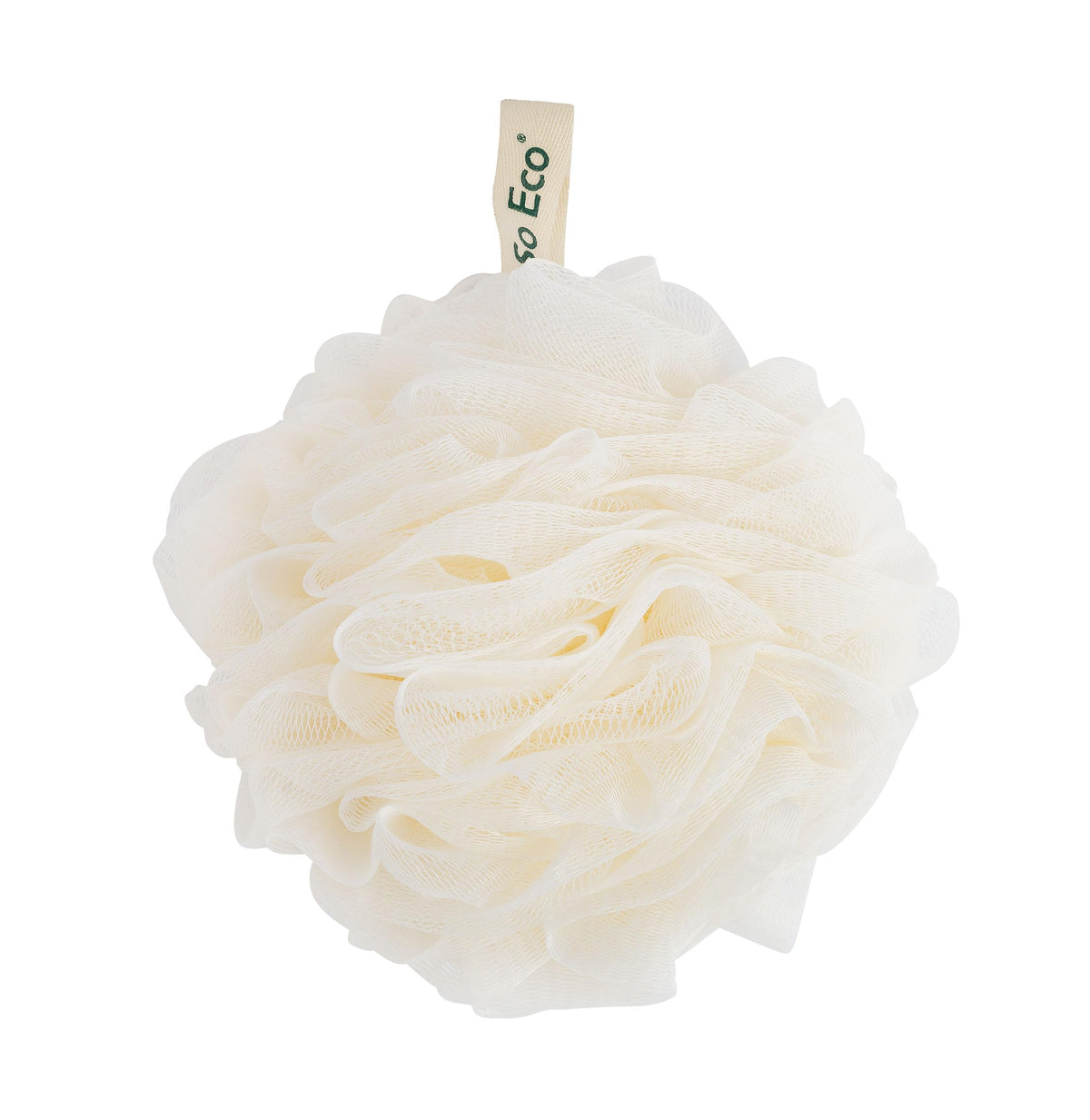 So Eco Bath and Shower Pouf - 1 Count, Off-White
