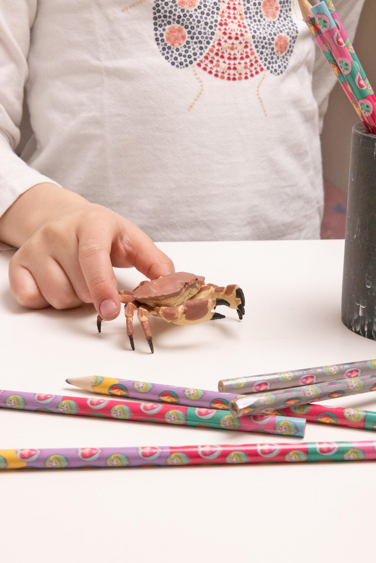Papo Marine Life Crab Figurine - Realistic Edible Crab, Ages 3+