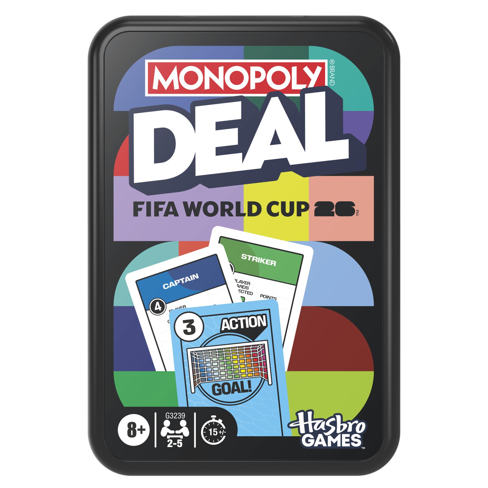 Monopoly Brand FIFA World Cup 2026 Edition Card Game | Ages 8+ | 2-5 Players | 15 Min Playtime 1