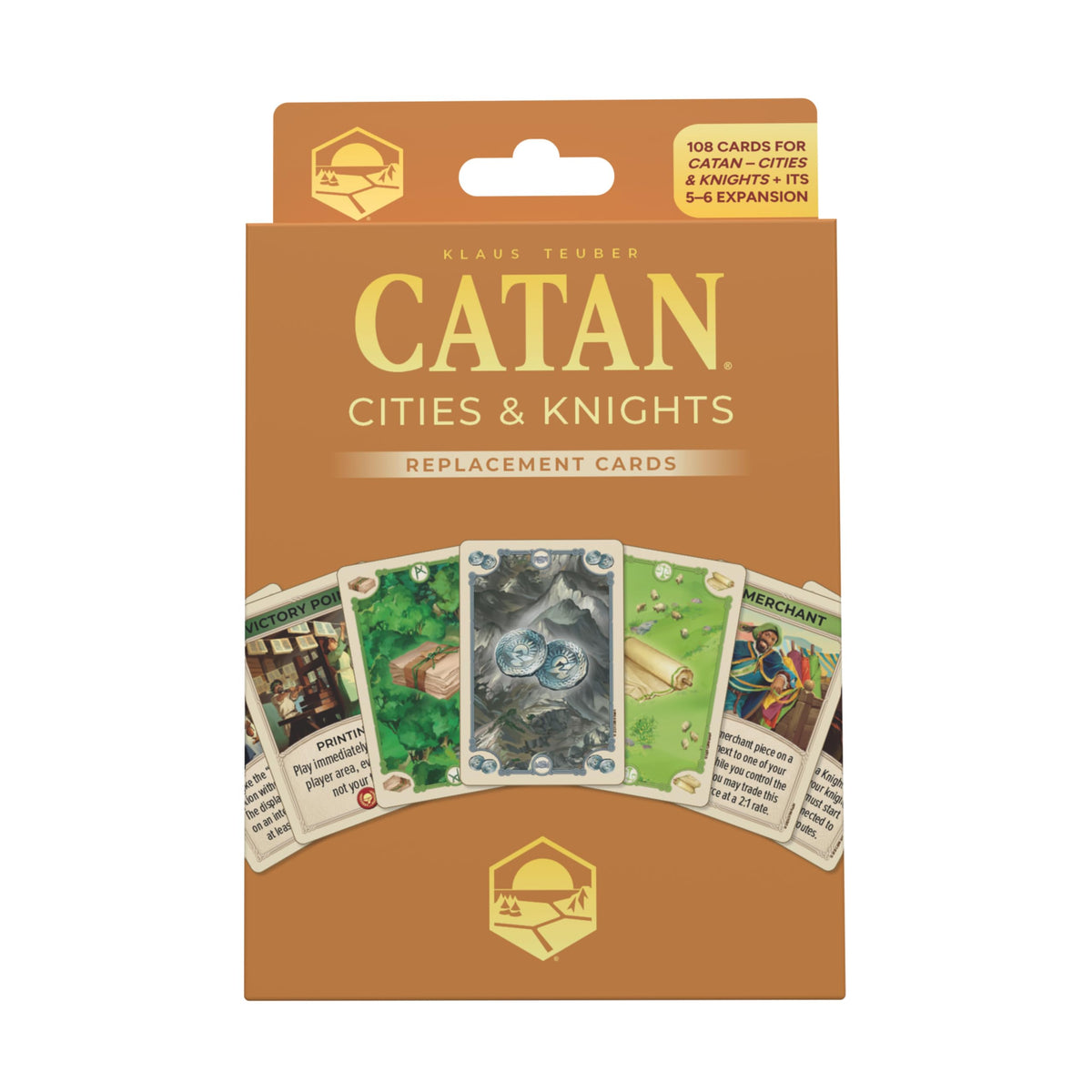 CATAN Cities & Knights Expansion Replacement Card Set - 90 Cards | 6th Edition | English