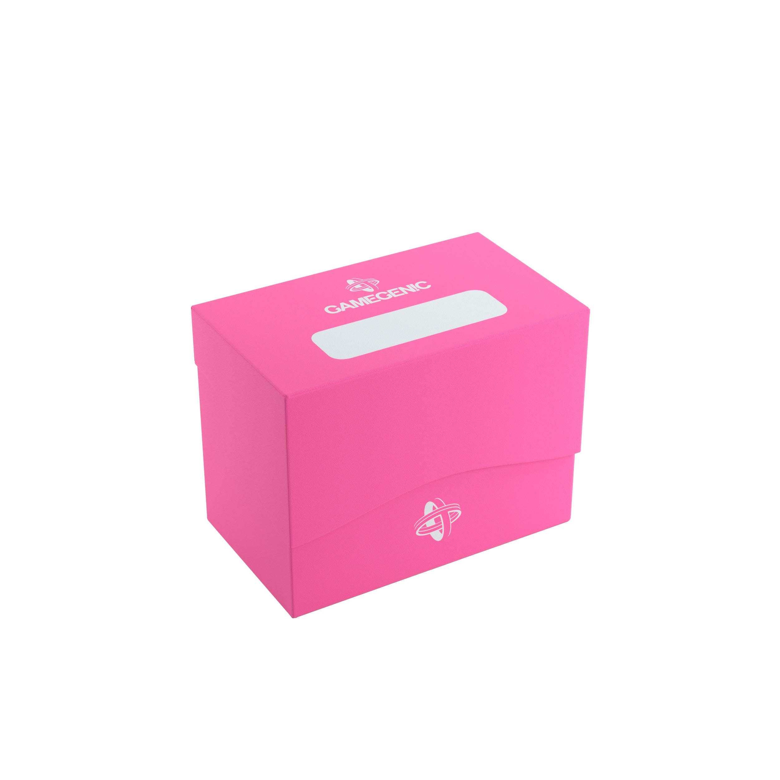 Gamegenic 80-Card Side Holder - Pink Deck Box | Self-Locking Lid | Cobra Neck Access