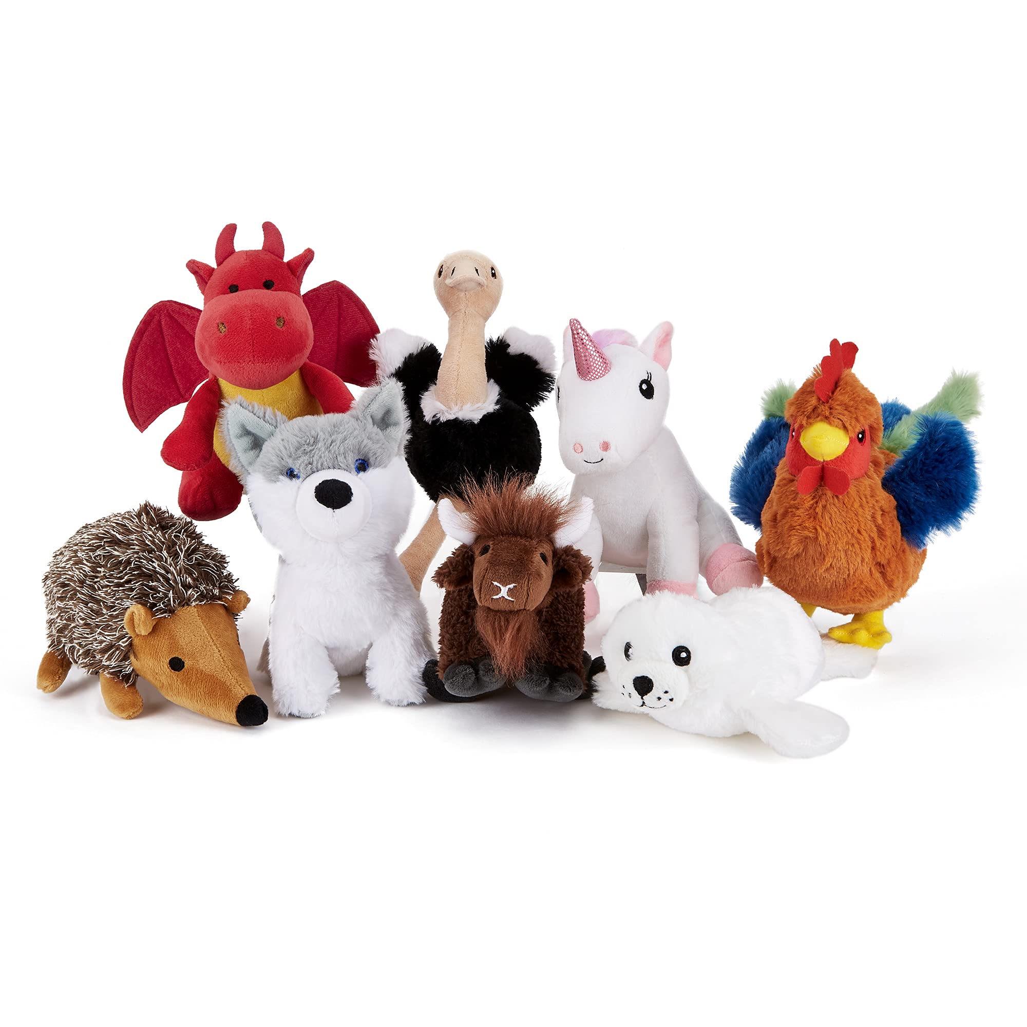 Zappi Co Dragon Plush Toy - Soft Cuddly Animal | 12-15 cm Size | Washable 6