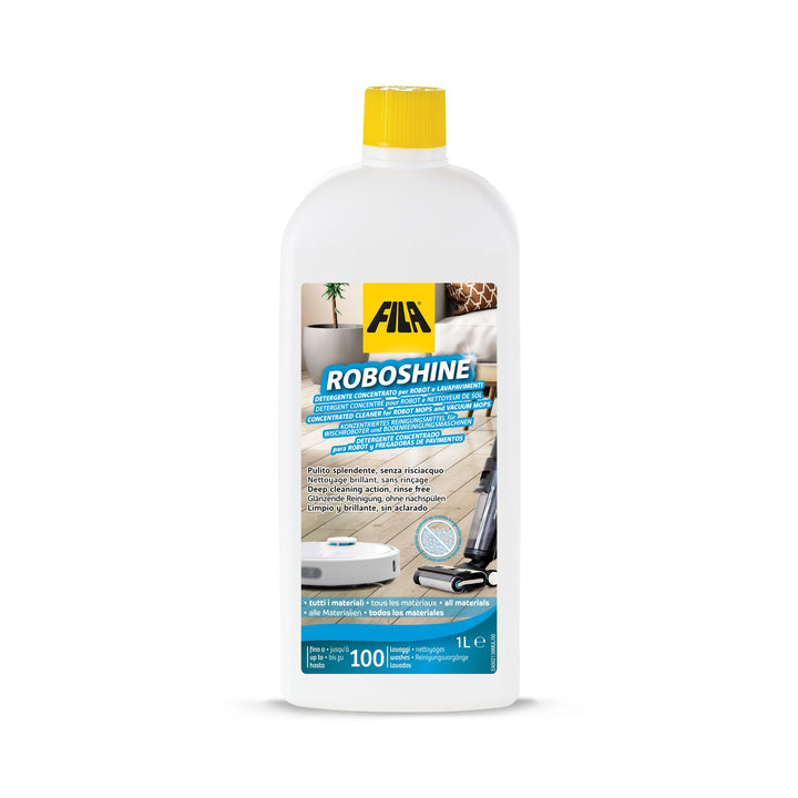 FILA ROBOSHINE Non-Foaming Floor Cleaner for Robot Vacuum Mops (1L)