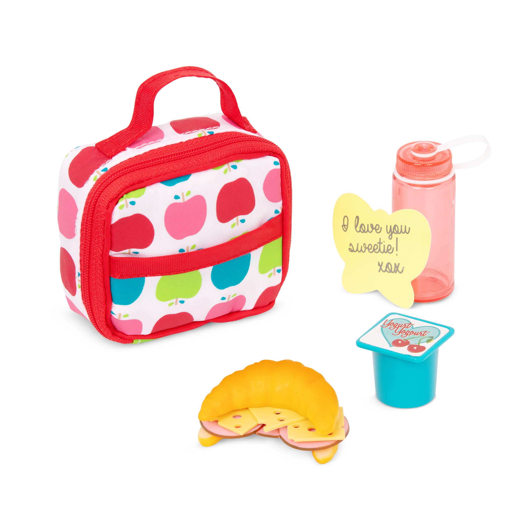 OG DOLLS School Lunch Bag Play Food Set - 7-Piece Accessory Set for 18-Inch Dolls