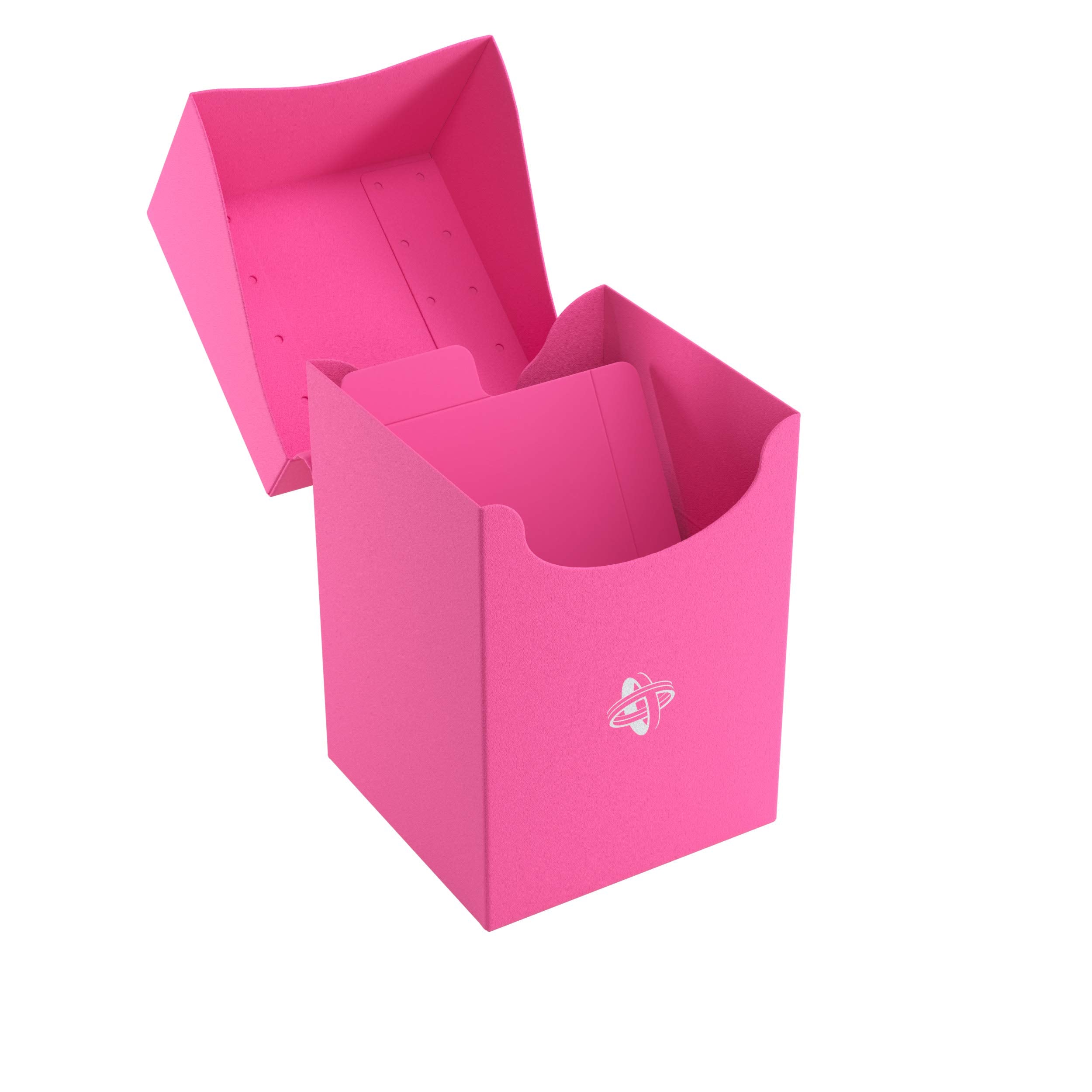 Gamegenic Pink 100-Card Deck Holder - Durable Self-Locking Lid | Cobra Neck Access | Compatible Storage 2